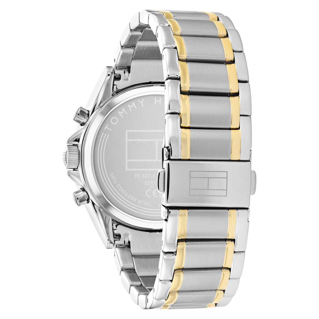 Tommy Hilfiger Two-Tone Steel Silver White Dial Multi-function Women's Watch - 1782555