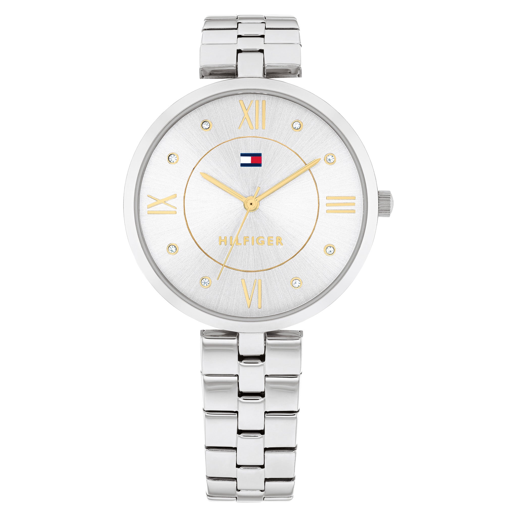 Tommy Hilfiger Stainless Steel Silver Dial Women's Watch - 1782683