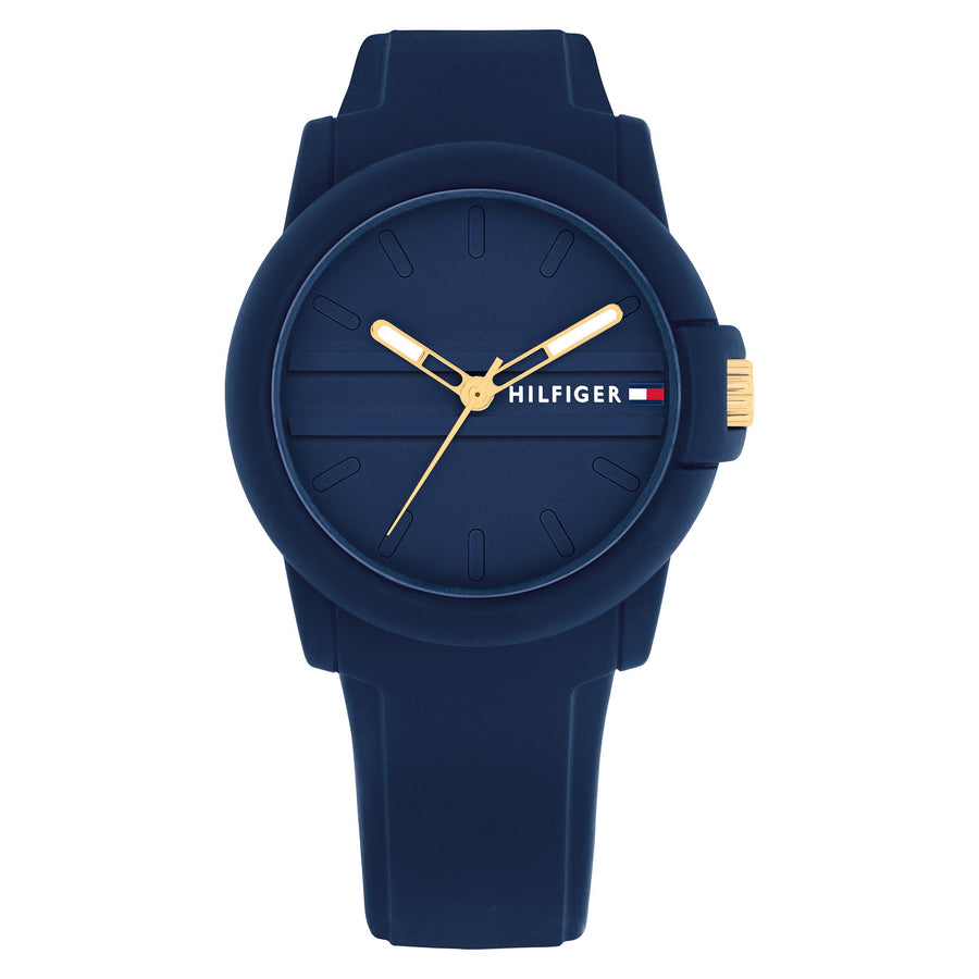 Tommy Hilfiger Blue Silicone Blue Dial Women's Watch - 1782692