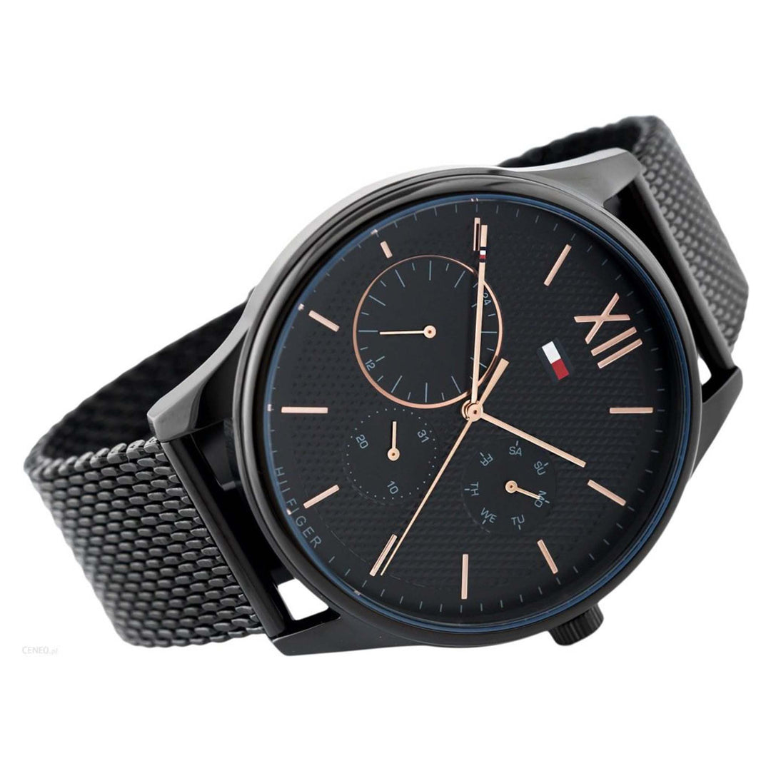 Tommy Mesh Multi-function Black - Watch 1791420 Men\'s Hilfiger Factory The Watch Australia –