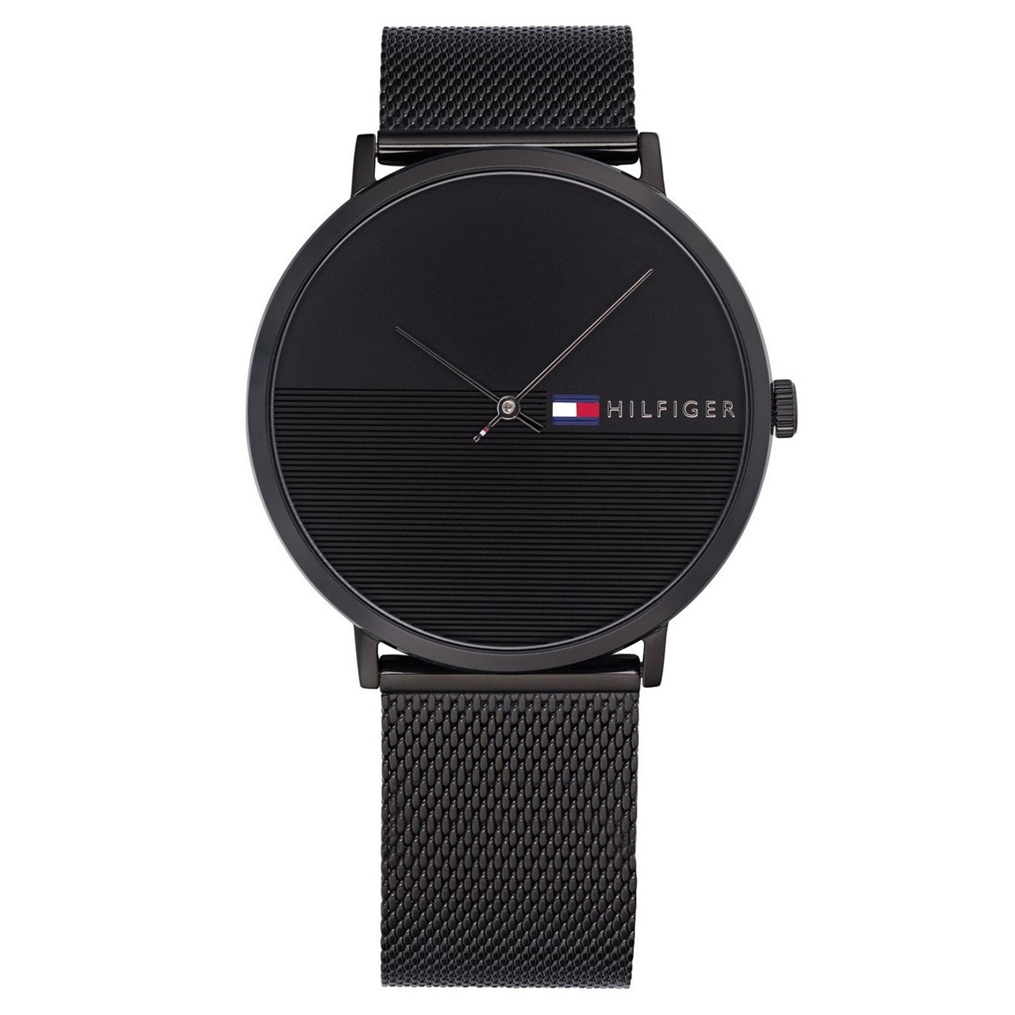 Tommy Hilfiger Men's Black Mesh Watch - 1791464