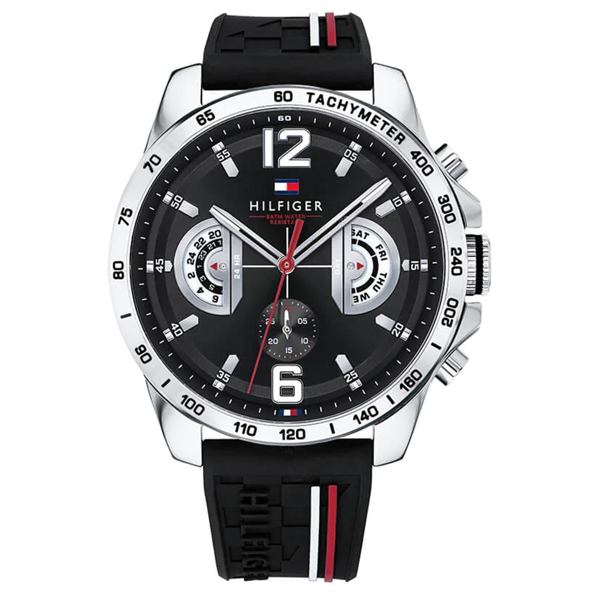 Tommy Hilfiger Men's Black Sports Watch - 1791473 – The Watch