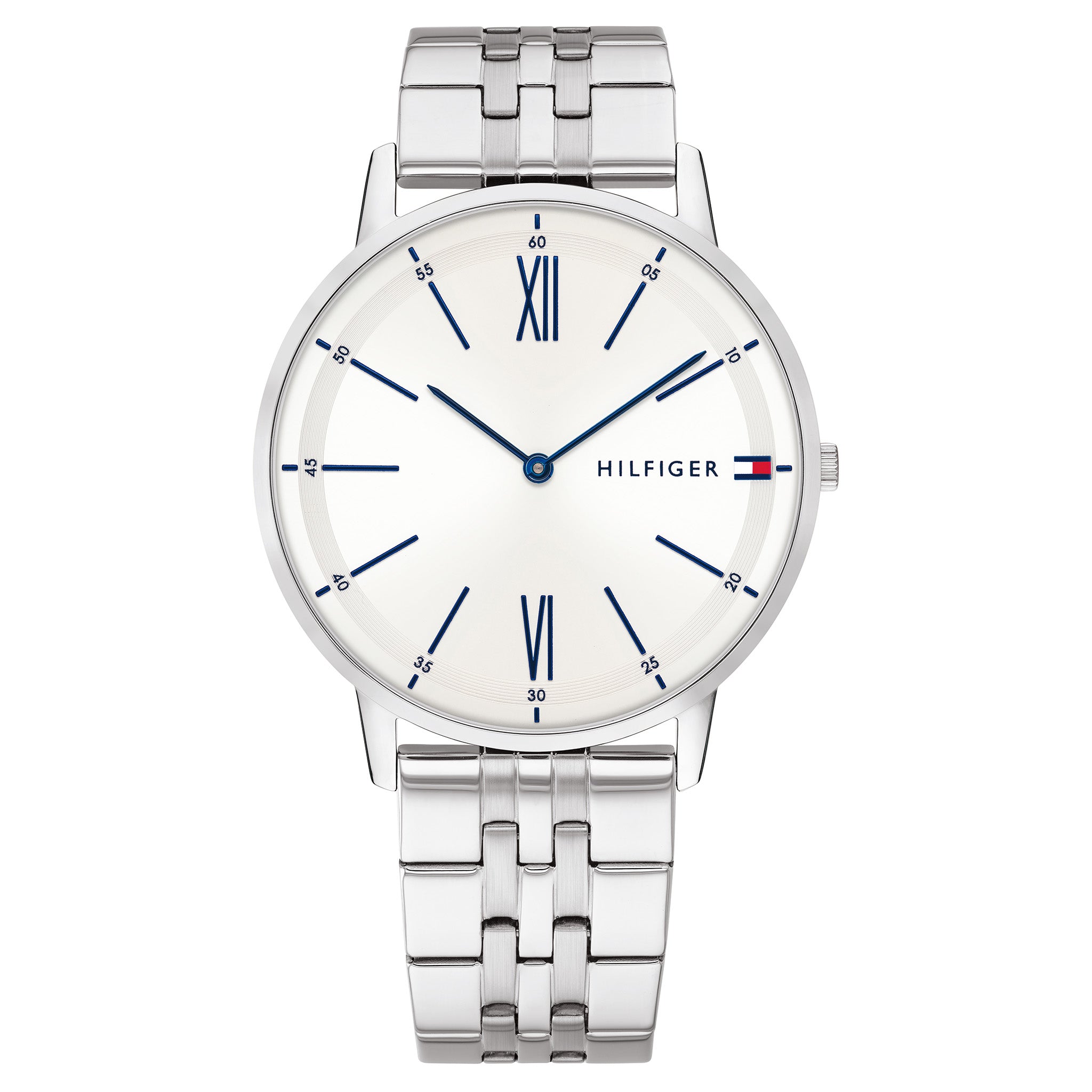 Tommy Hilfiger Stainless Steel White Dial Men's Watch - 1791511