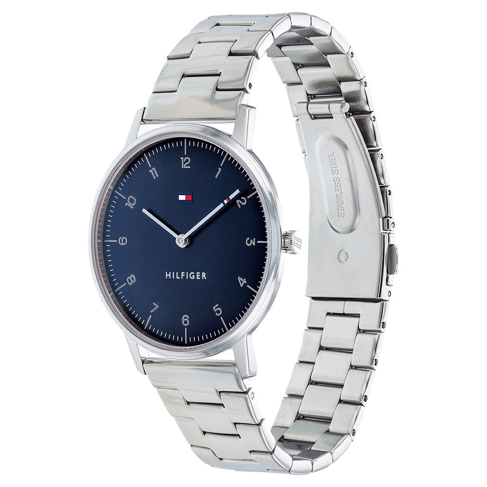 Tommy Hilfiger Silver Steel Men's Slim Watch - 1791581