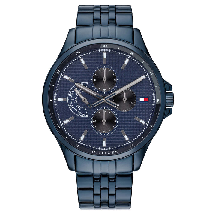 Tommy Hilfiger Multi-function Blue Steel Men's Watch - 1791618