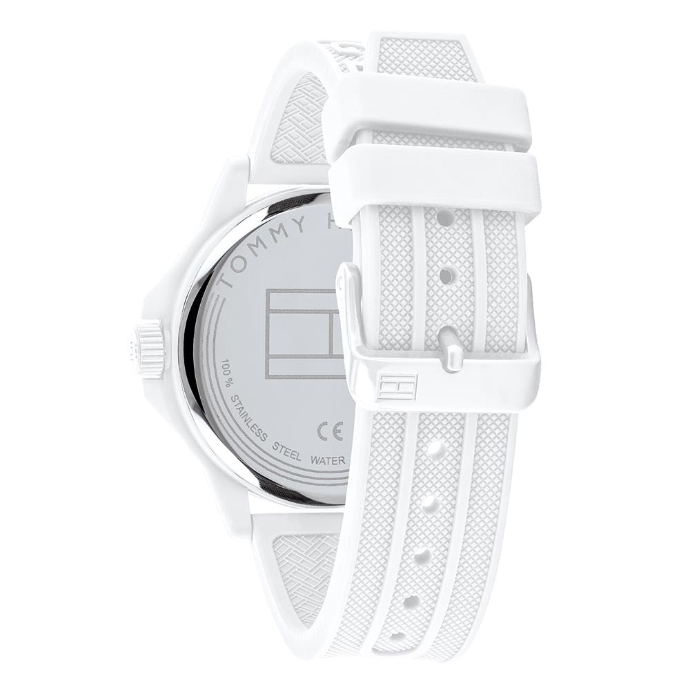 Tommy Hilfiger Sneaker Men's White Silicone Watch - 1791623