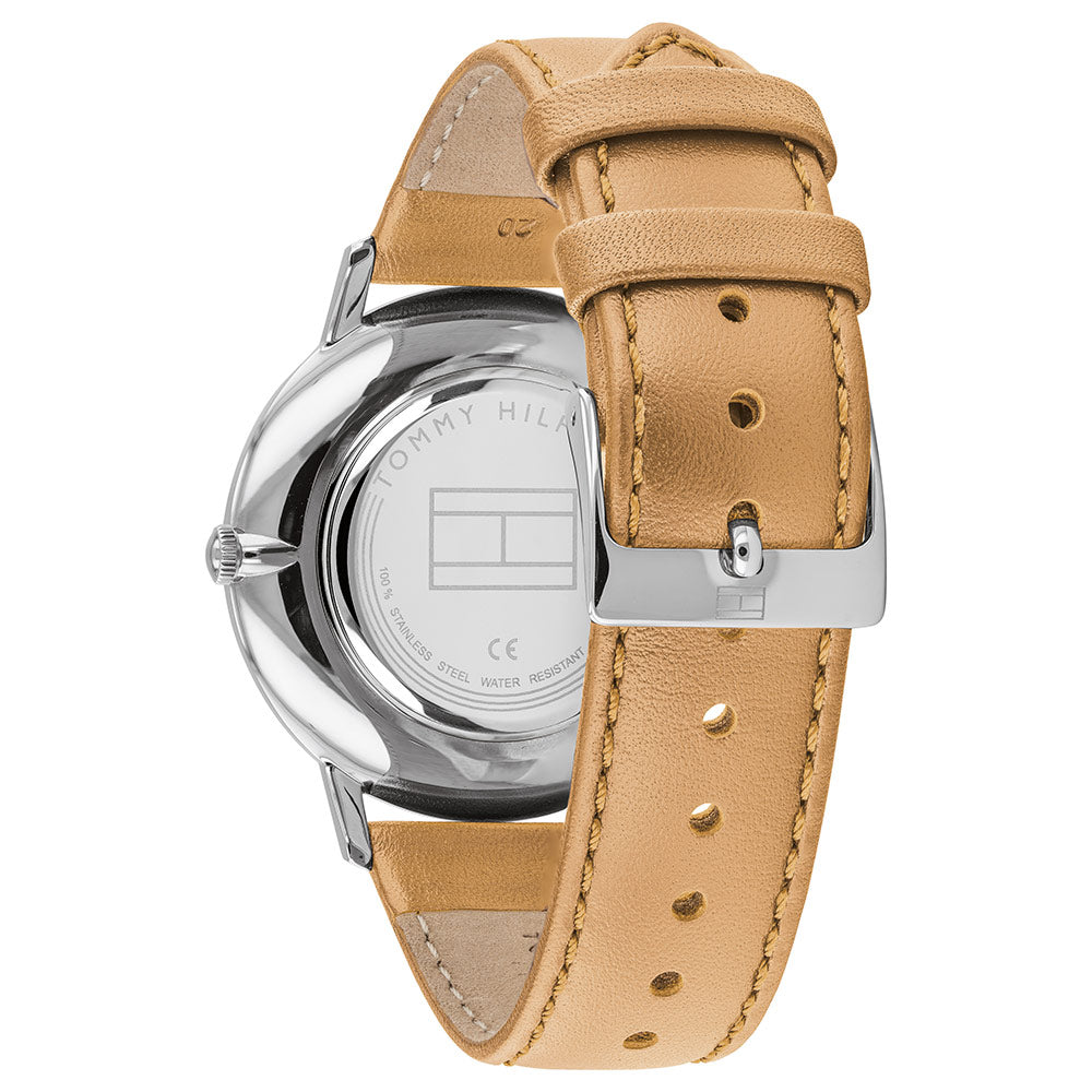 Tommy Hilfiger Light Brown Leather Men's Watch - 1791652