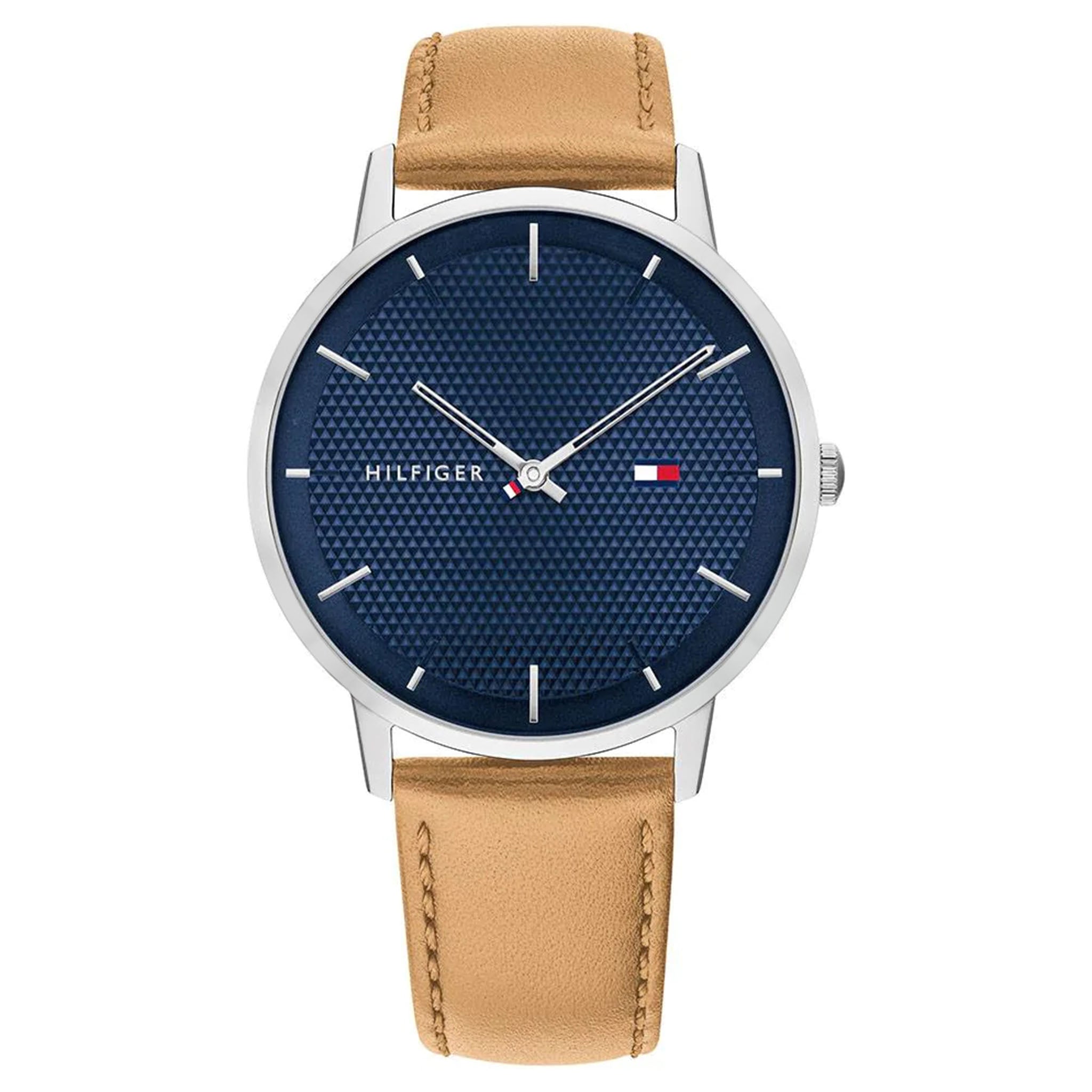 Tommy Hilfiger Light Brown Leather Men's Watch - 1791652