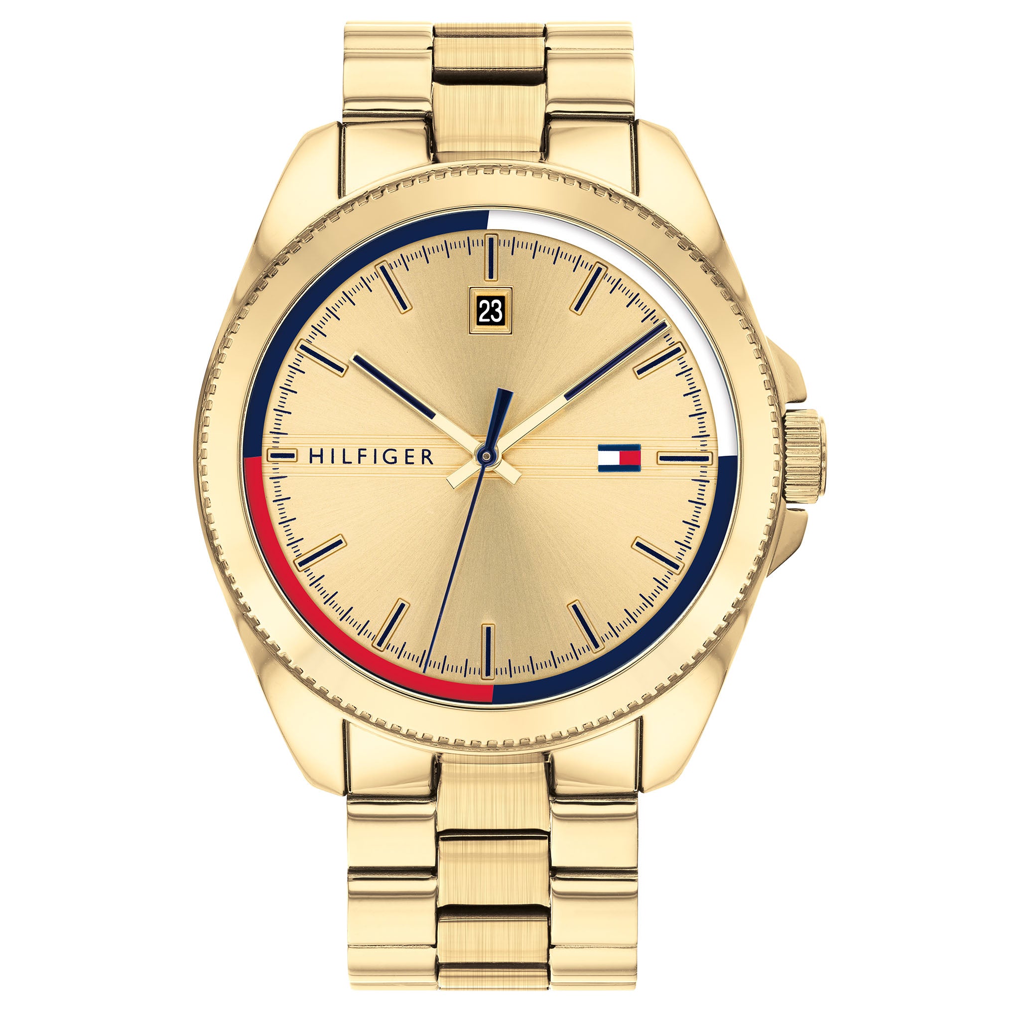 Tommy Hilfiger Casual Gold Steel Men's Watch - 1791686