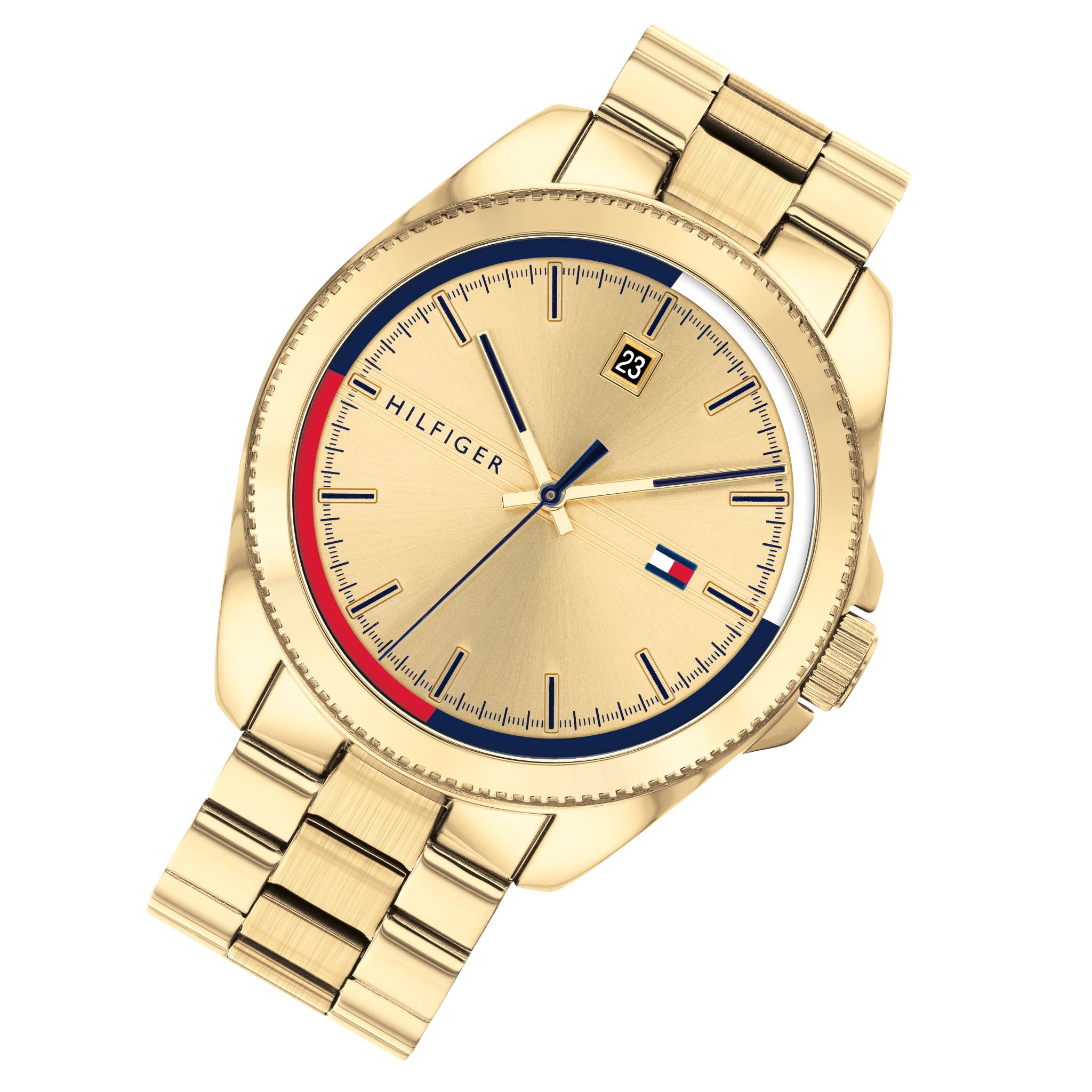 Tommy Hilfiger Casual Gold Steel Men's Watch - 1791686