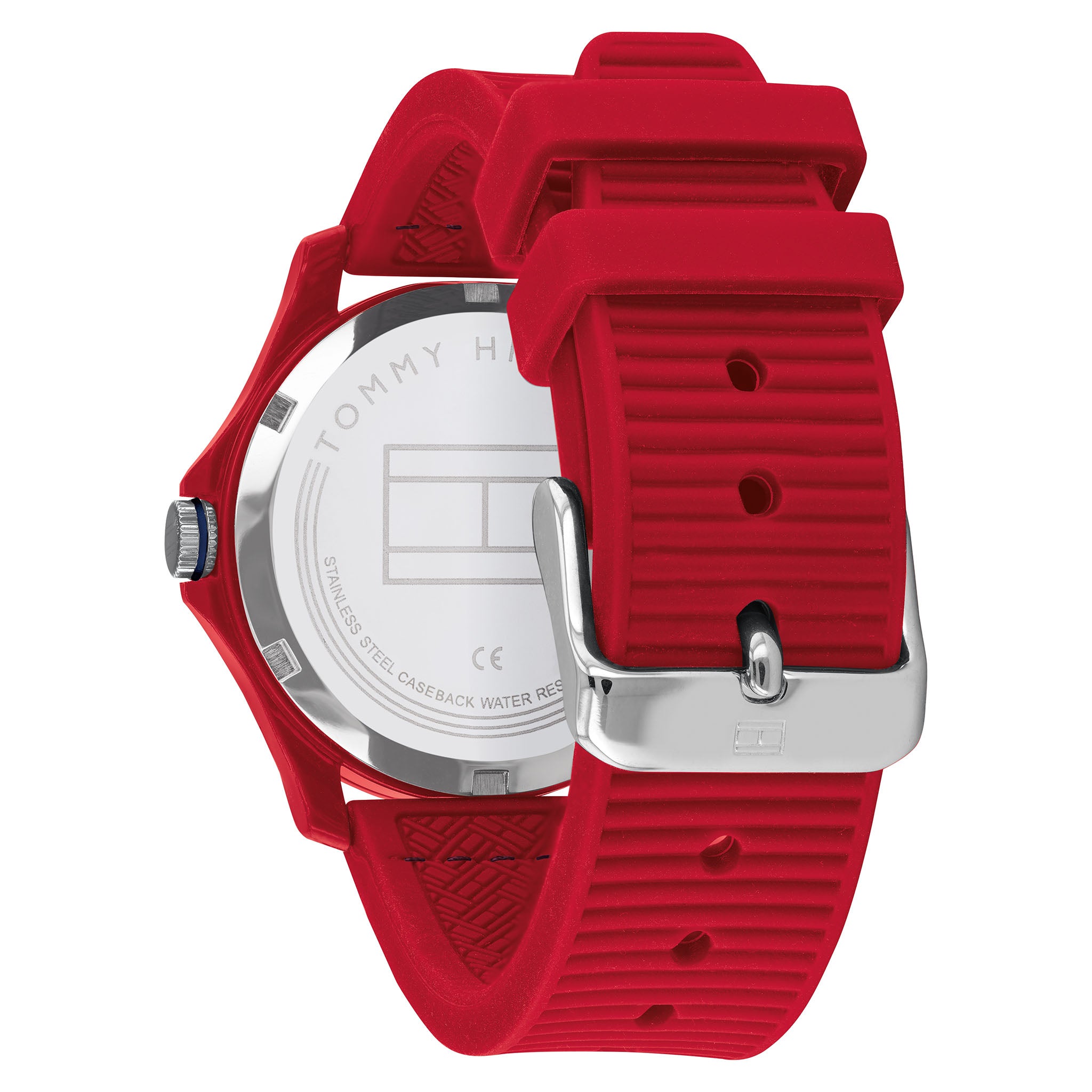 Tommy Hilfiger Red Silicone Kids Watch - 1791690