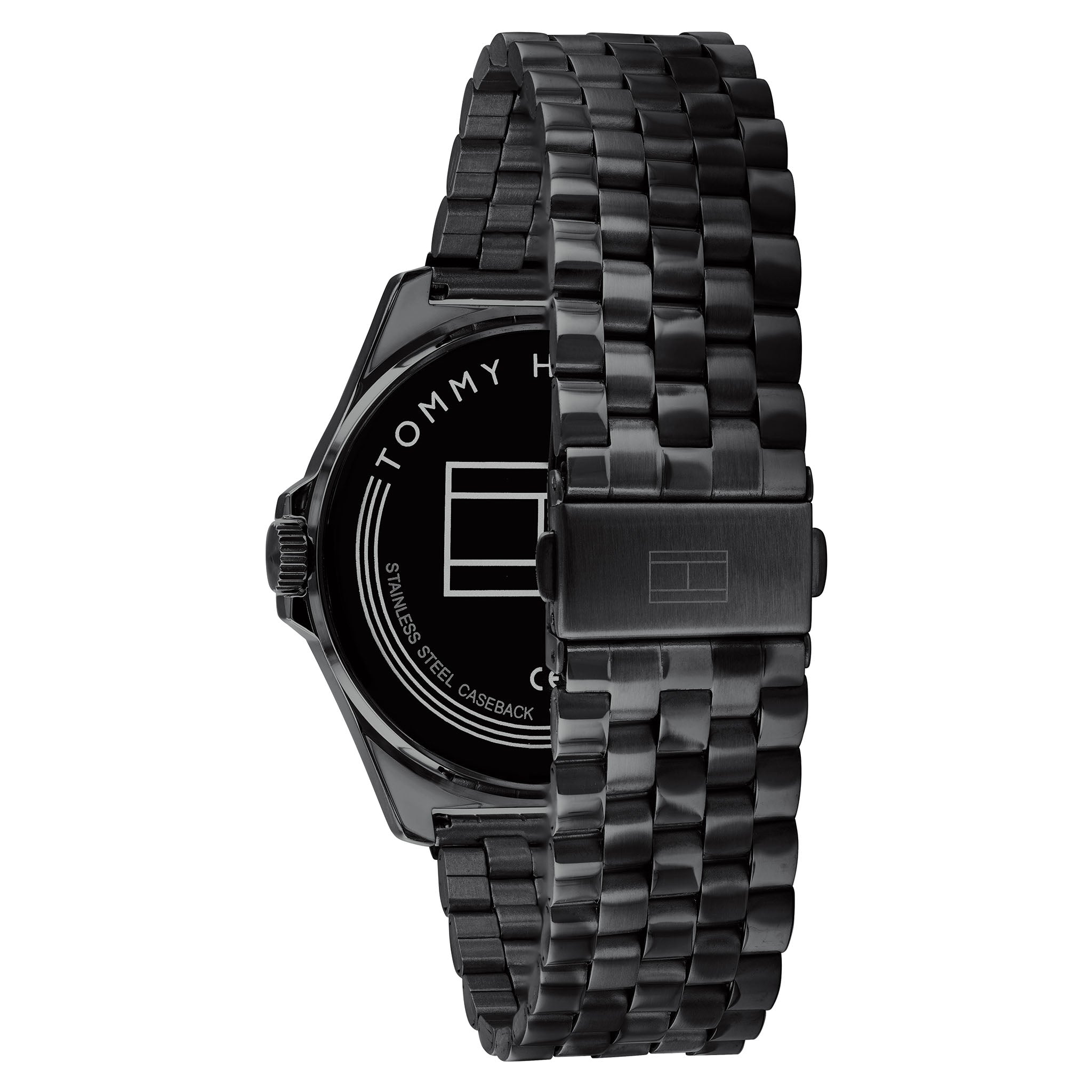Tommy Hilfiger Black Steel Men's Watch - 1791714
