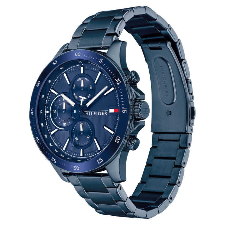 Tommy Hilfiger Blue Steel Men's Multi-function Watch - 1791720