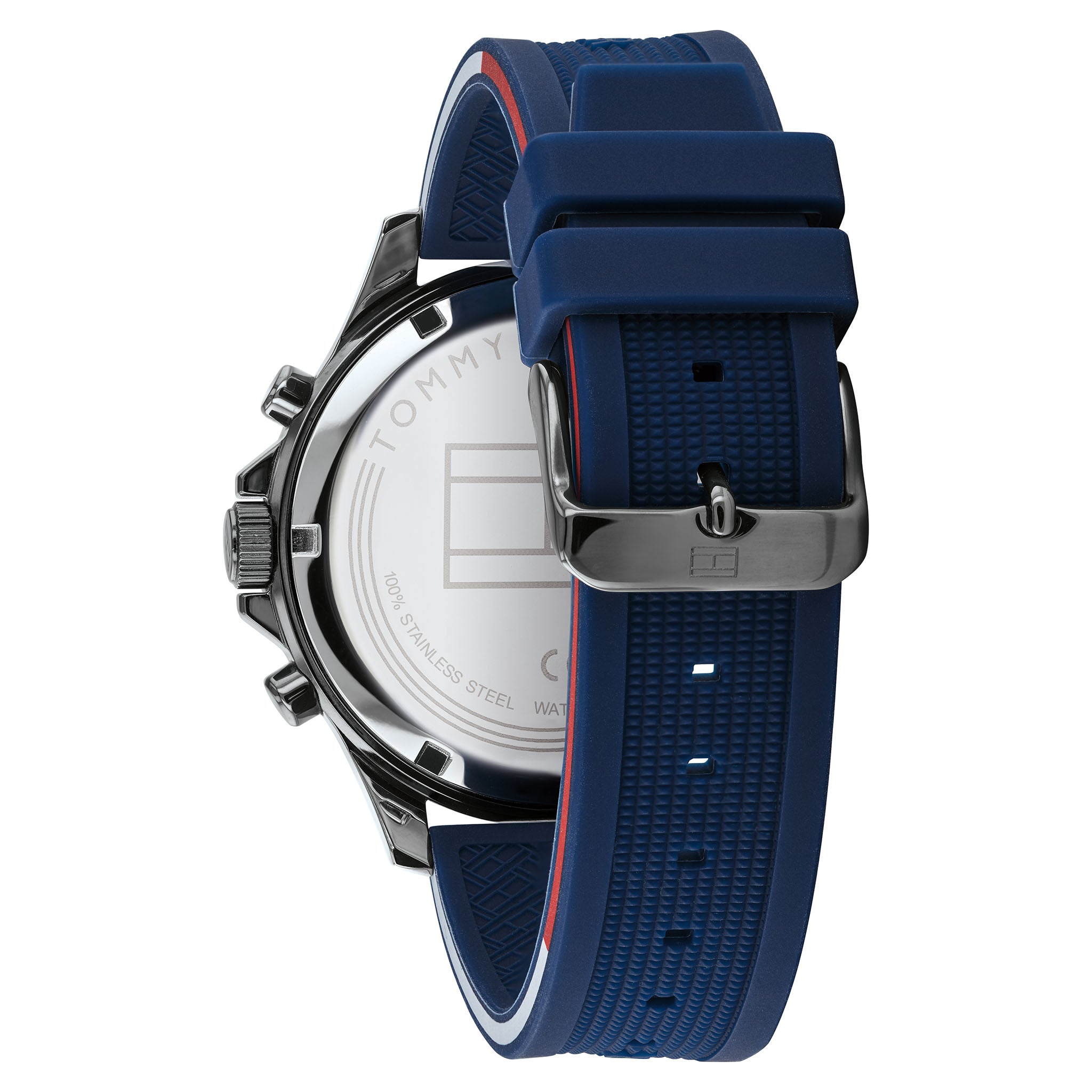 Tommy Hilfiger Blue Silicone Men's Multi-function Watch - 1791721