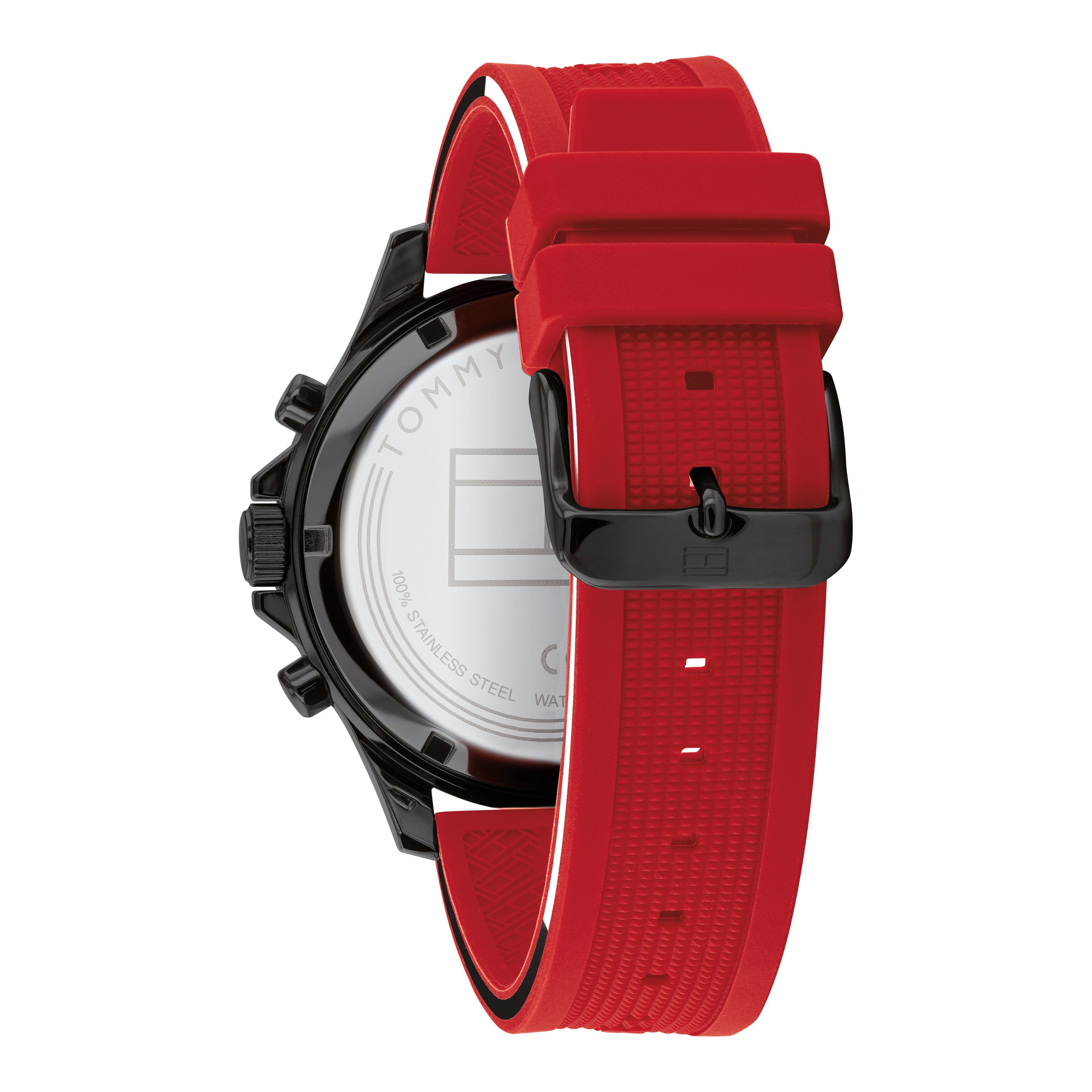 Tommy hilfiger ladies watch red and sale blue strap