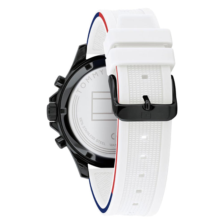 Tommy Hilfiger White Silicone Band Men's Multi-function Watch - 1791723