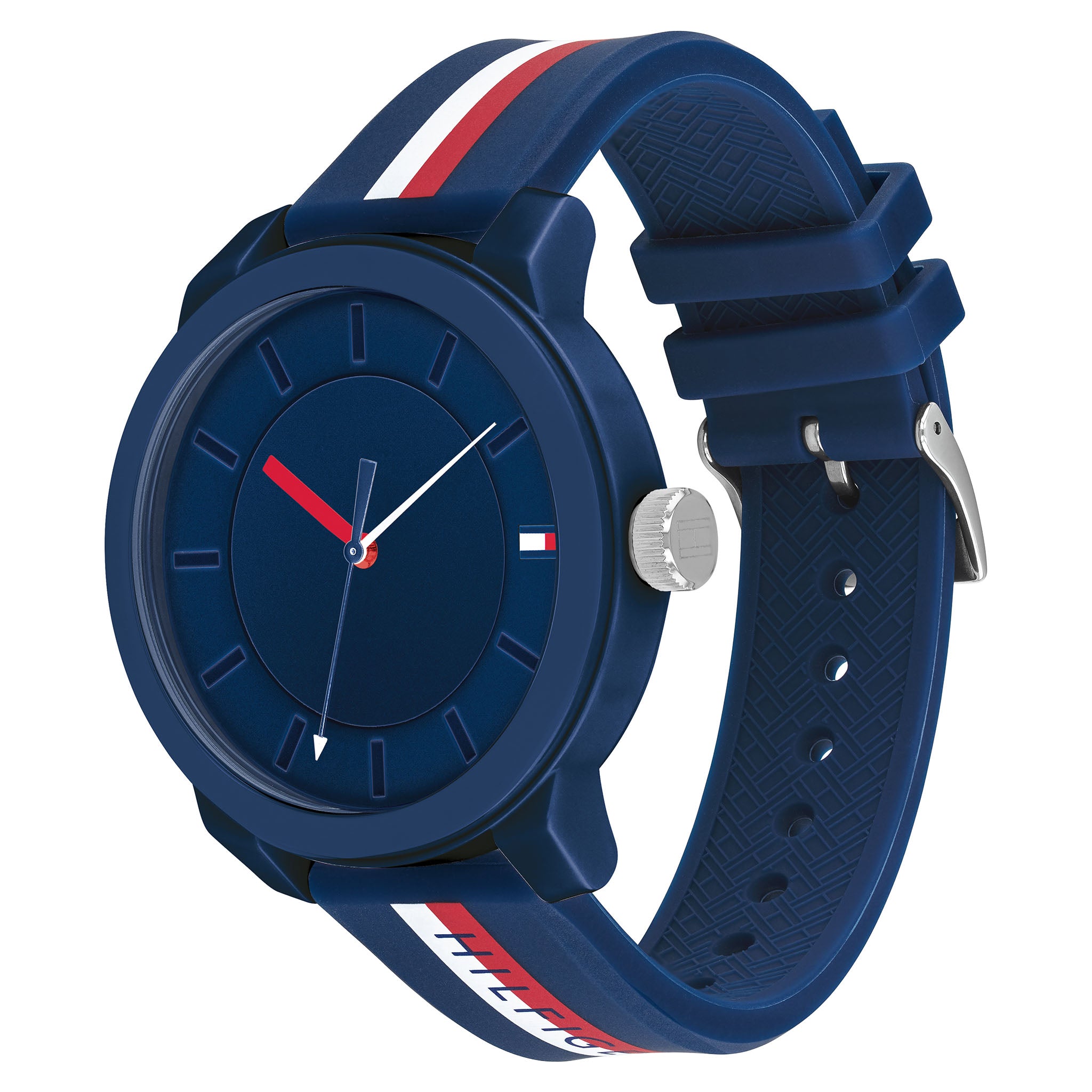 Tommy Hilfiger Denim Silicone Men's Watch - 1791746