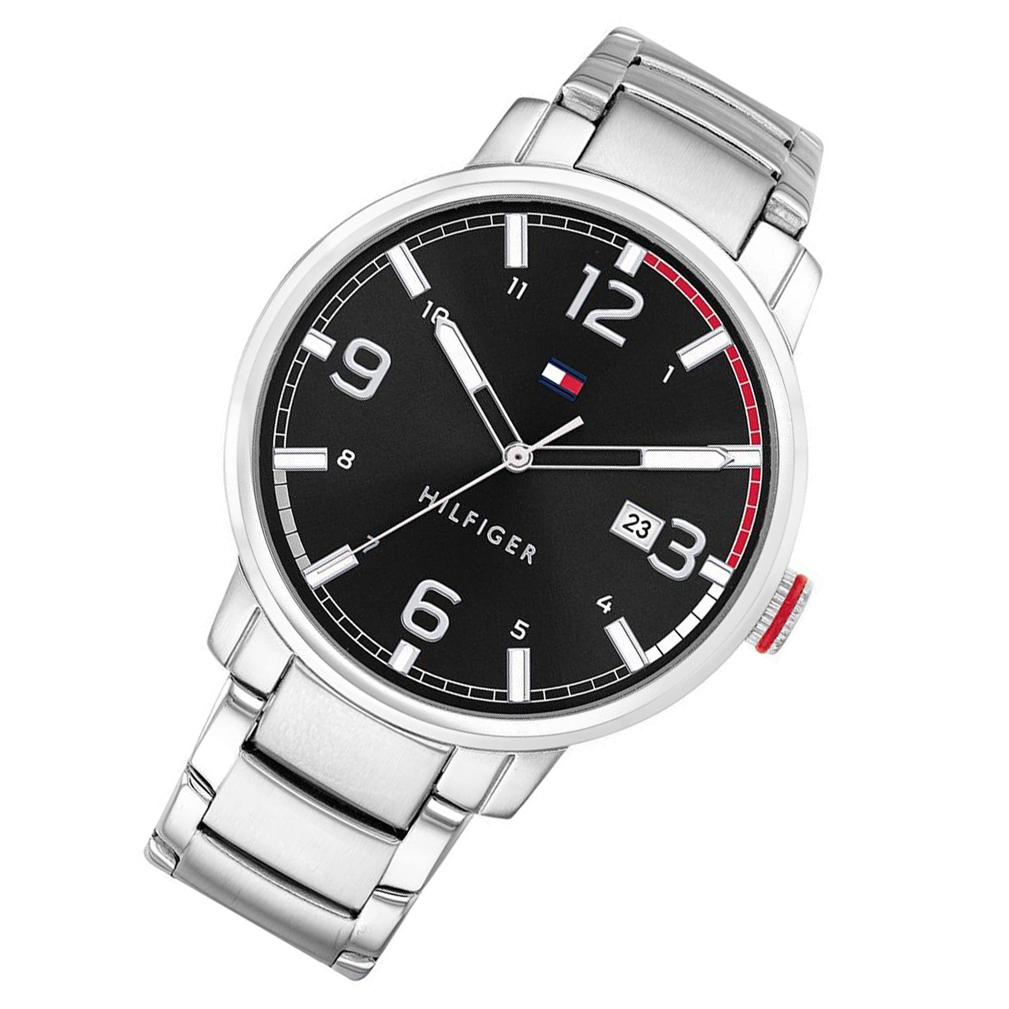 Tommy Hilfiger Essentials Black Dial Steel Men's Watch - 1791755