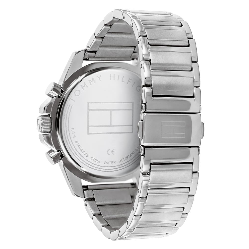 Tommy Hilfiger Mason Silver Steel Men's Multi-function Watch - 1791788