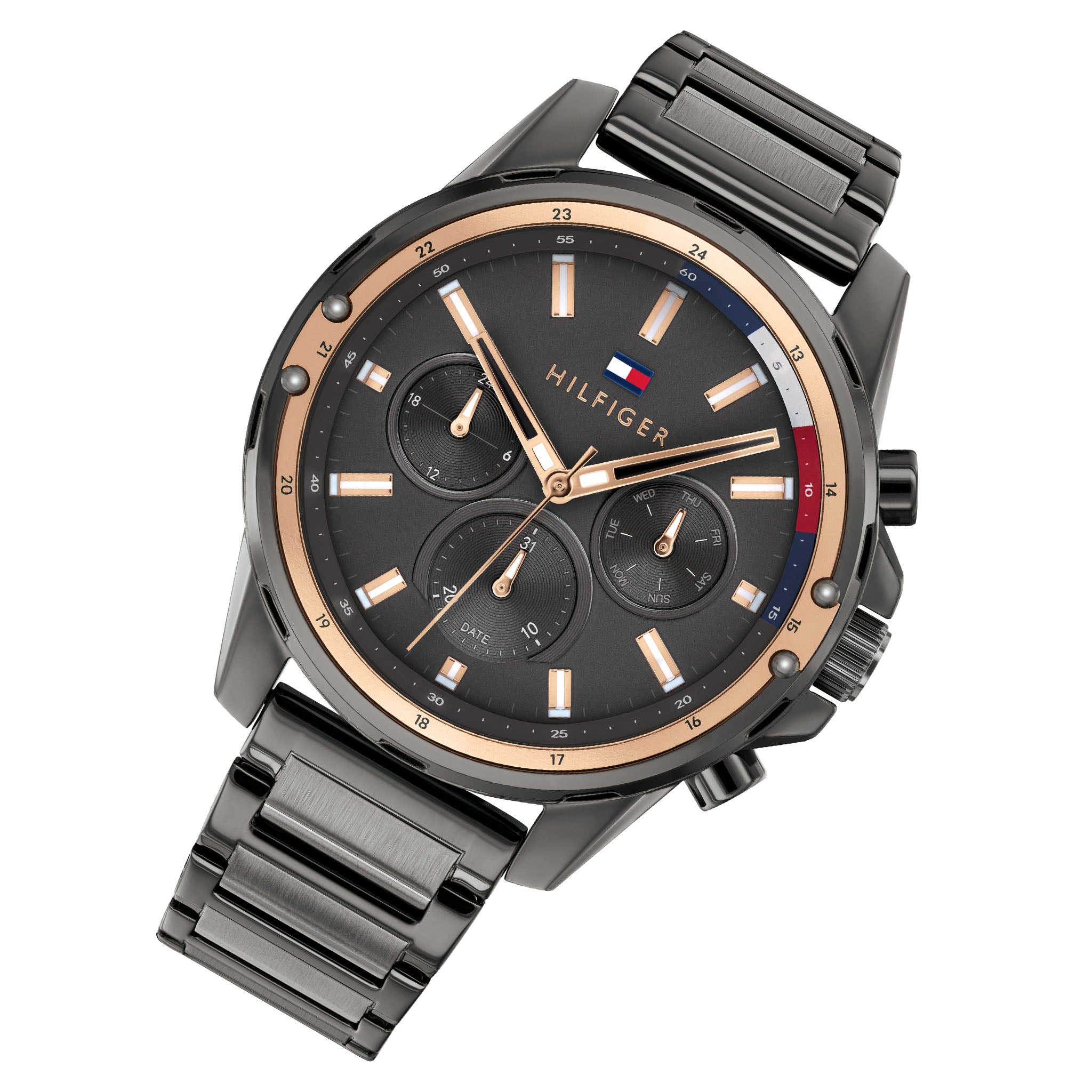 Tommy Hilfiger Mason Grey Steel Men's Multi-function Watch - 1791790