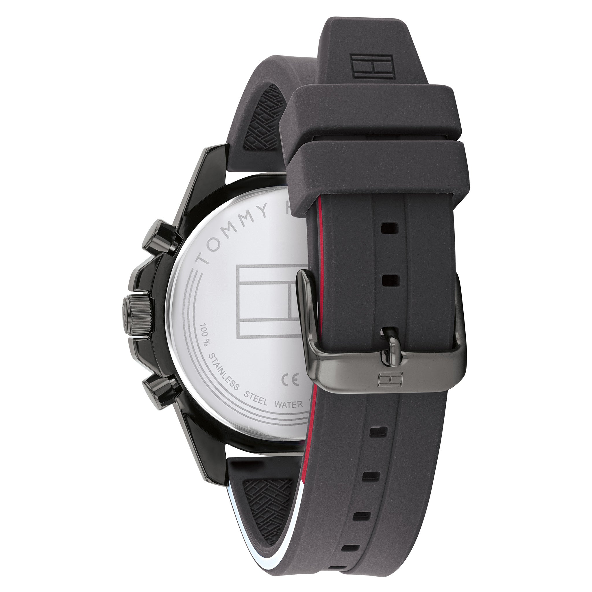 Tommy Hilfiger Grey Silicone Band Men's Multi-function Watch - 1791792