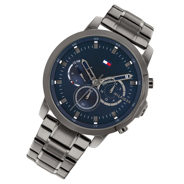 Tommy Hilfiger Grey Steel Men's Multi-function Watch - 1791796