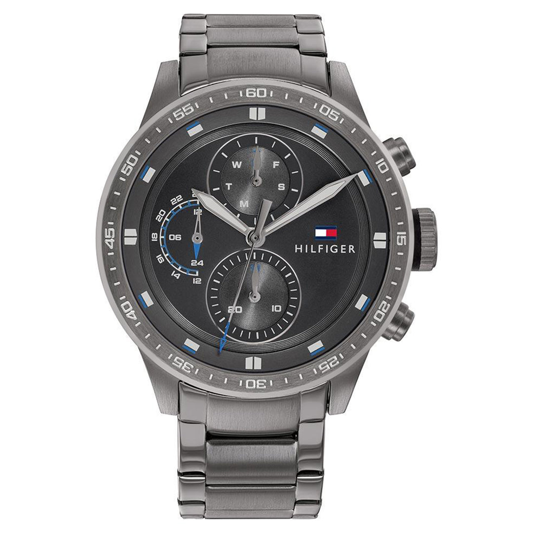 Tommy Hilfiger Grey Steel Men's Multi-function Watch - 1791806