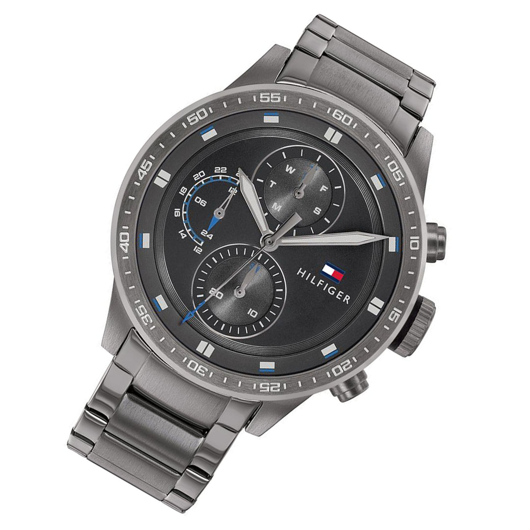 Tommy Hilfiger Grey Steel Men's Multi-function Watch - 1791806