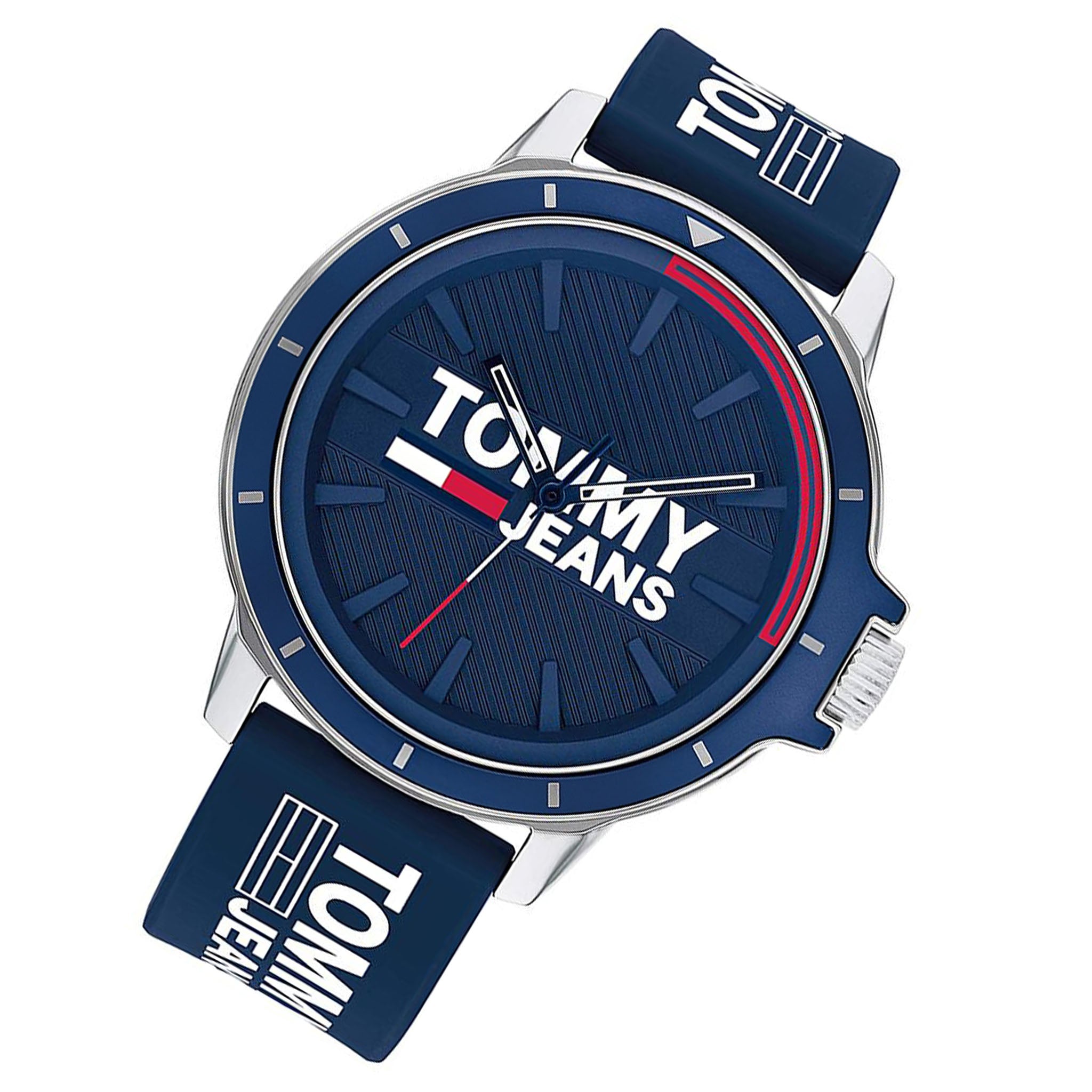 Tommy Hilfiger Navy Silicone Band Men's Watch - 1791825