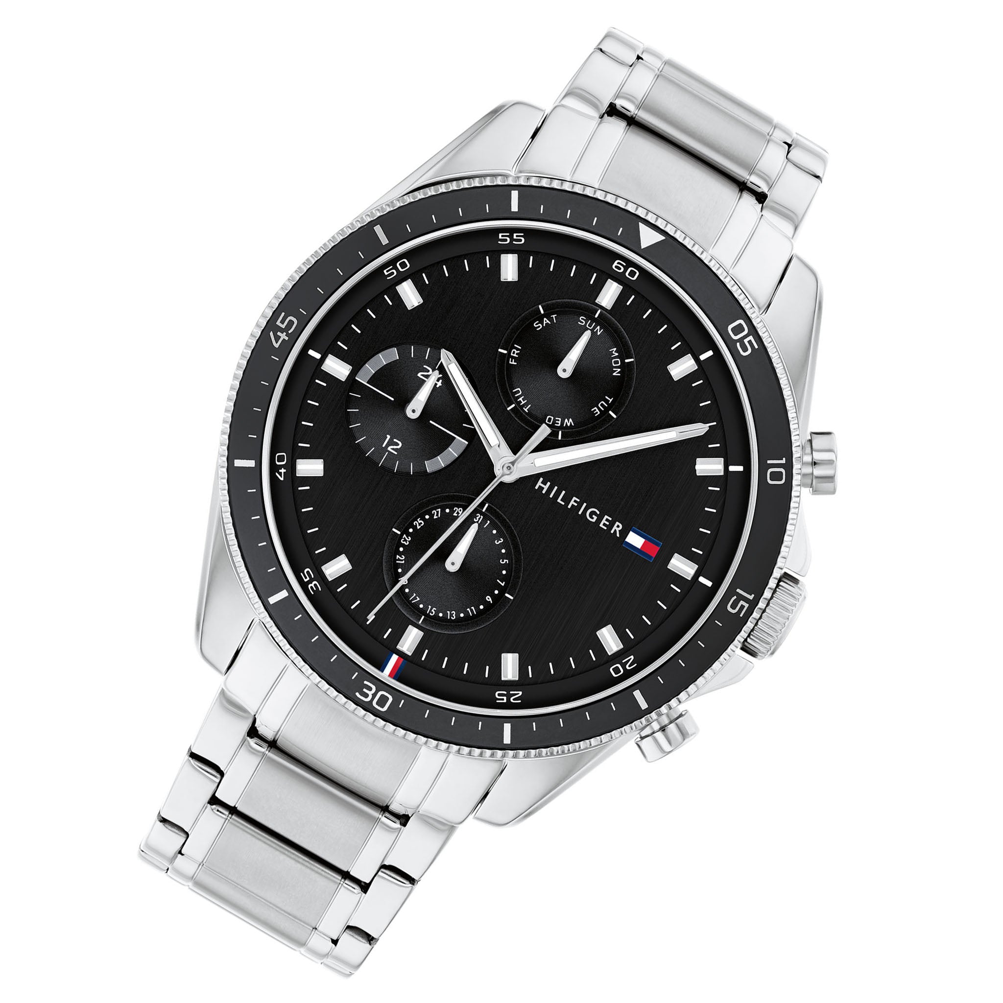 Tommy Hilfiger Silver Steel Men's Multi-function Watch - 1791835