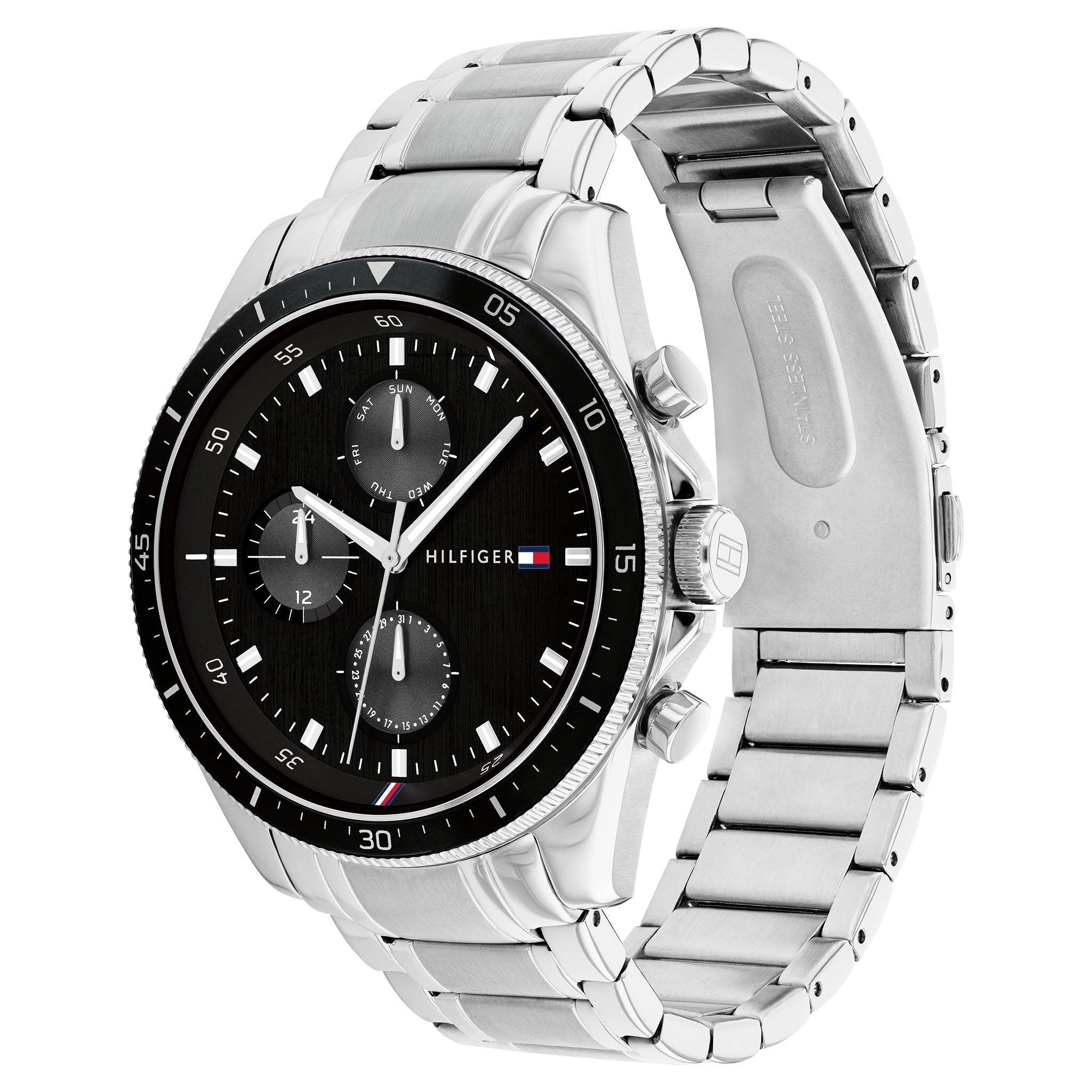 Tommy Hilfiger Silver Steel Men's Multi-function Watch - 1791835