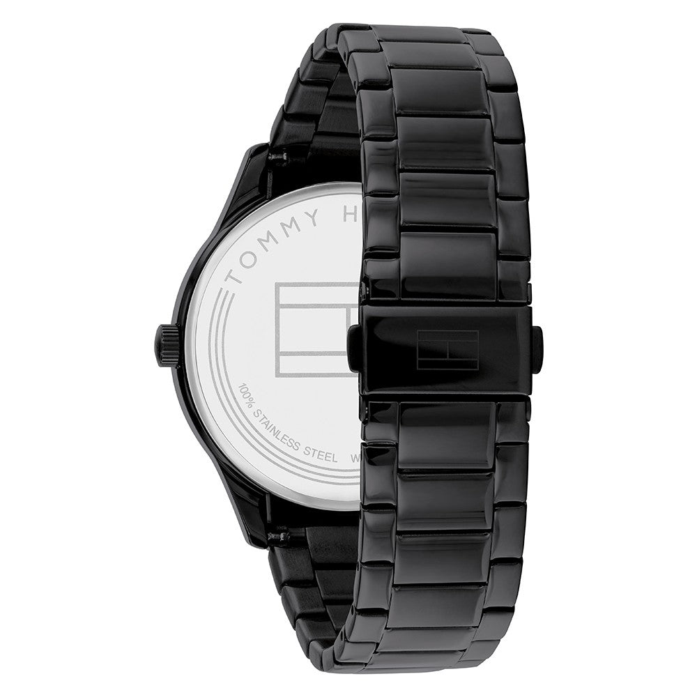 Tommy Hilfiger Black Steel Men's Multi-function Watch - 1791849