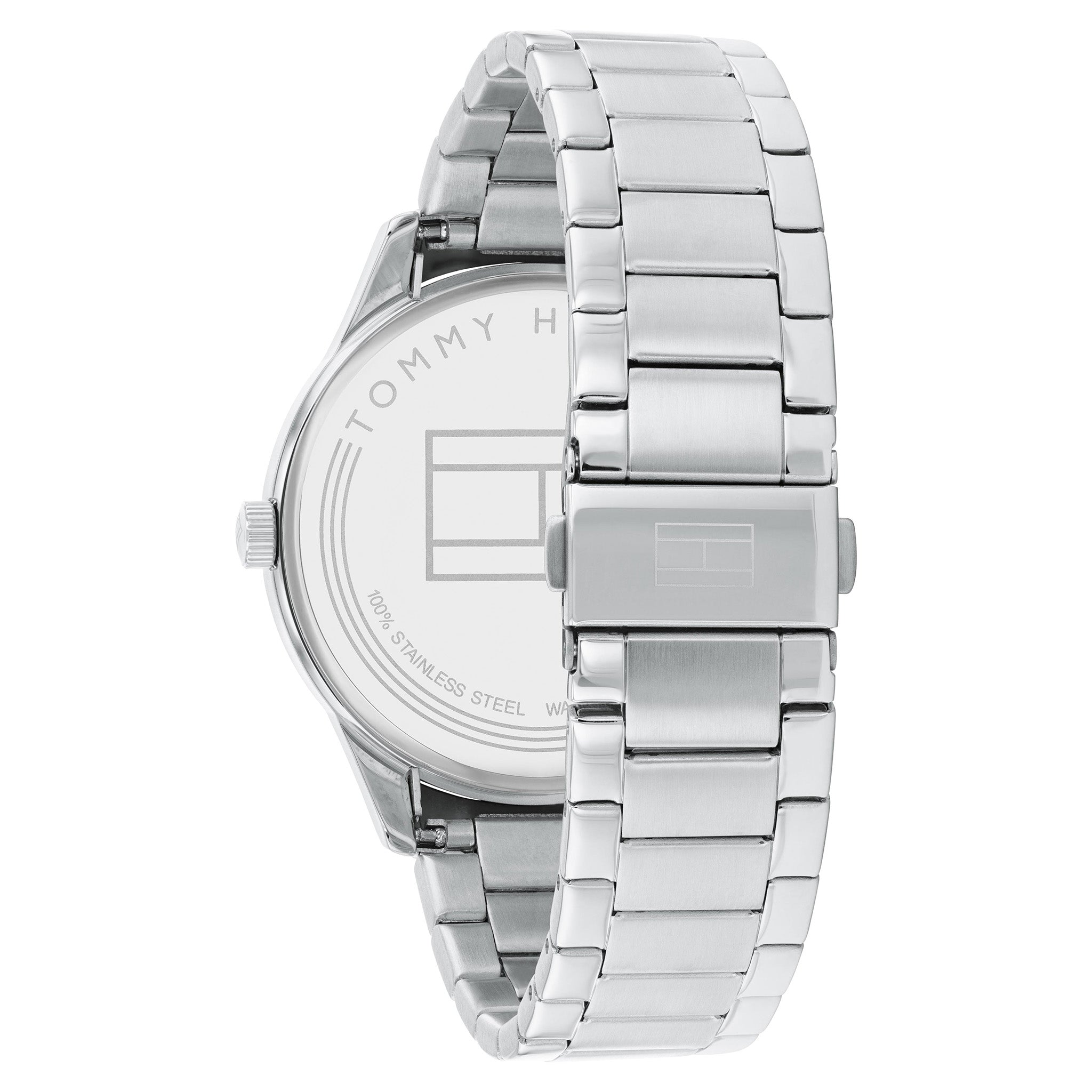 Tommy Hilfiger Stainless Steel Blue Dial Men's Multi-function Watch - 1791850