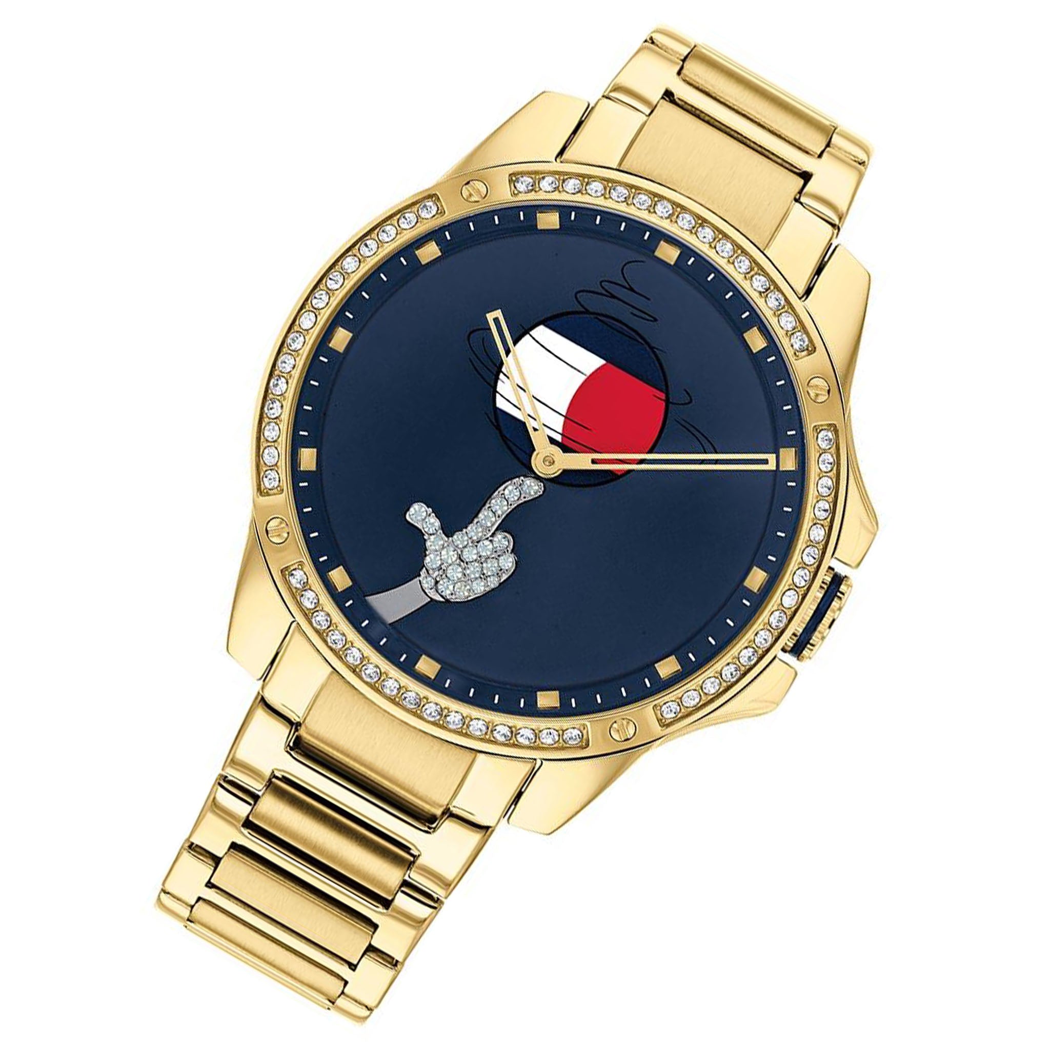 Tommy Hilfiger Looney Tunes Space Jam Gold Steel Men's Watch - 1791874