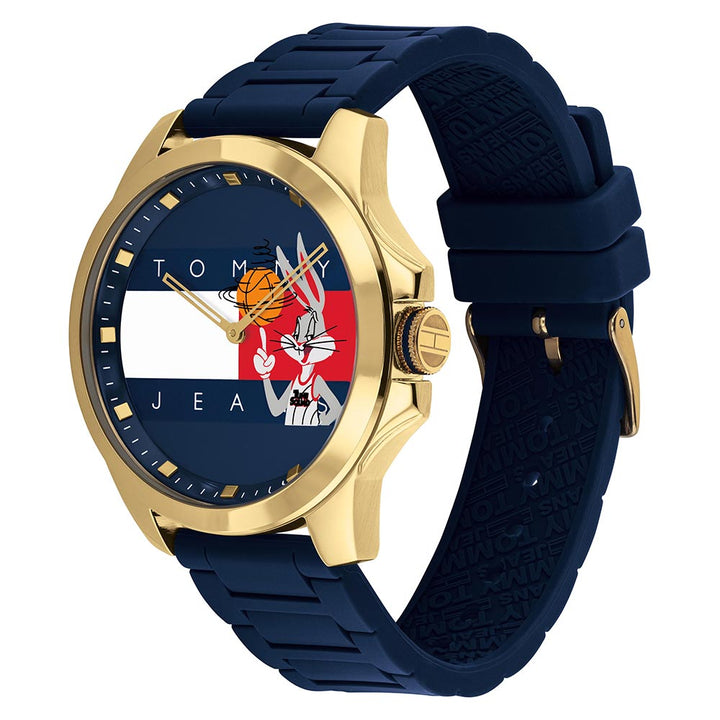Tommy Hilfiger Looney Tunes Space Jam Navy Silicone Men's Watch - 1791875