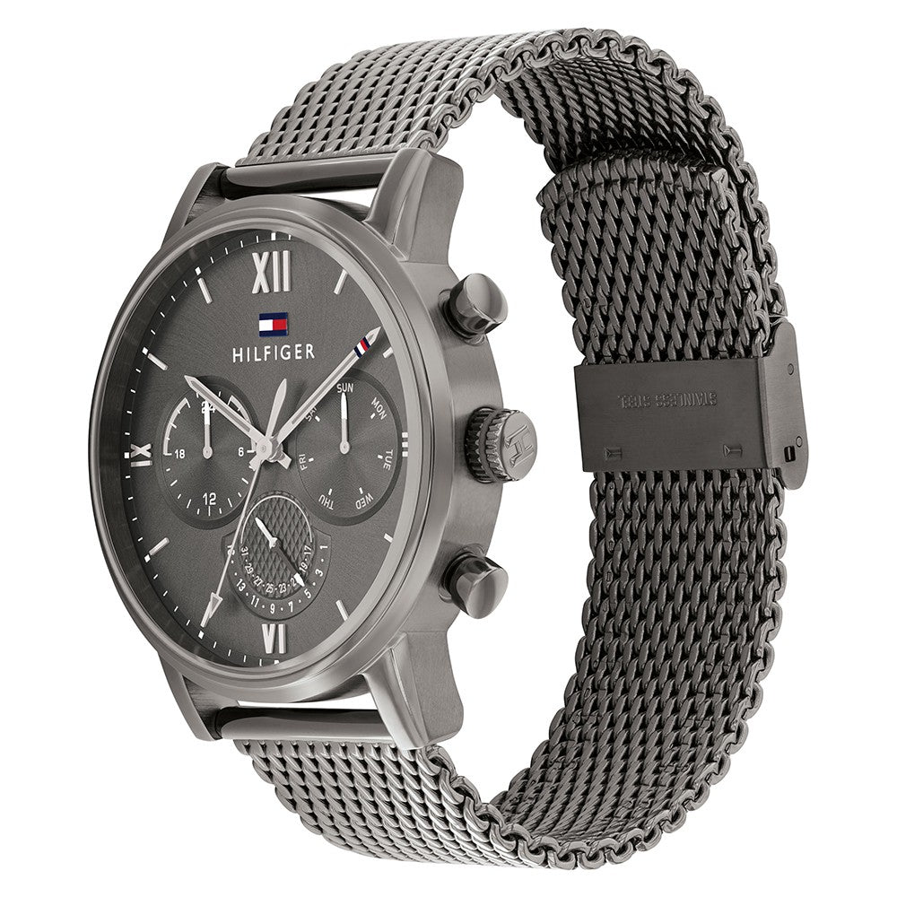 Tommy Hilfiger Grey Mesh Men's Multi-function Watch - 1791882