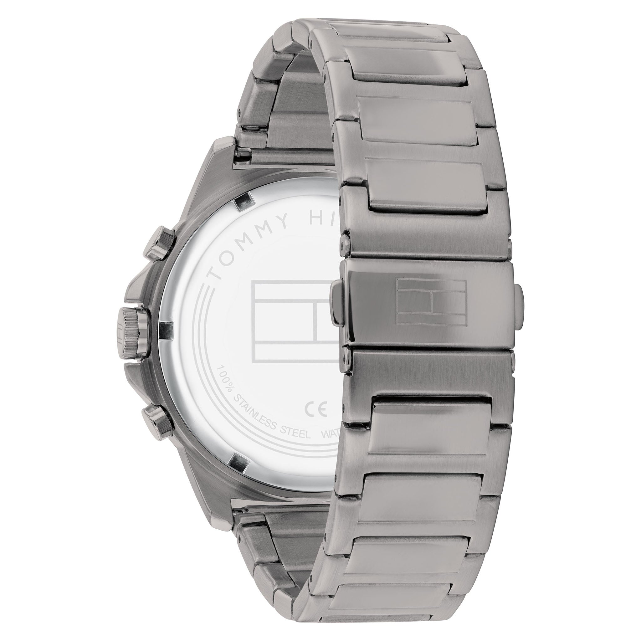 Tommy Hilfiger Two-Tone Steel Grey Dial Men's Multi-function Watch - 1791892