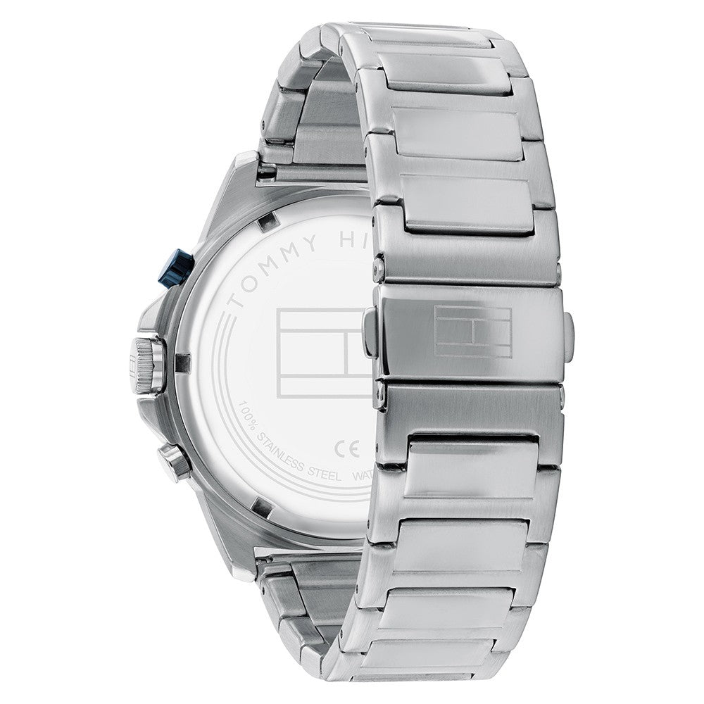 Tommy Hilfiger Stainless Steel Navy Dial Men's Multi-function Watch - 1791932