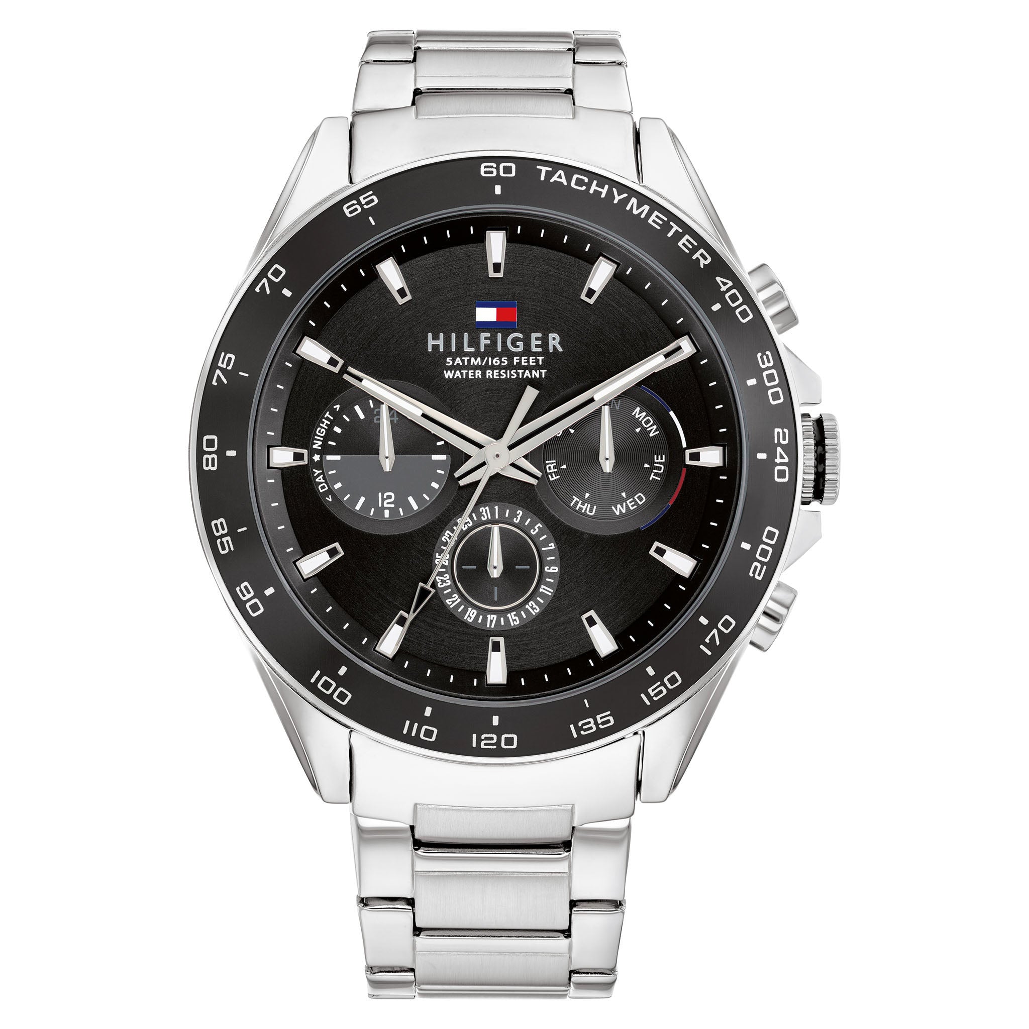 Tommy hilfiger men's silver shop watch