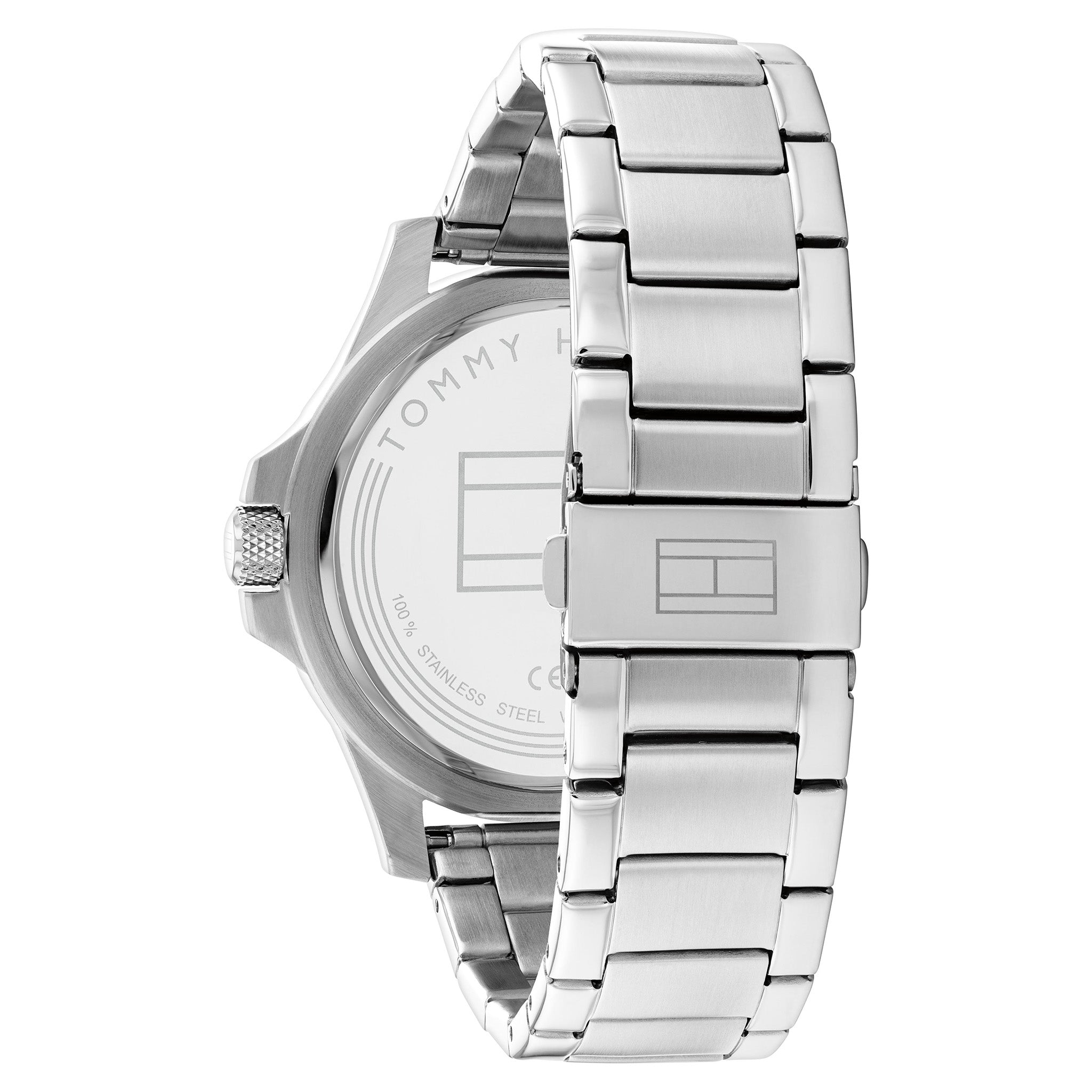 Tommy Hilfiger Stainless Steel Grey Dial Men's Watch - 1791995