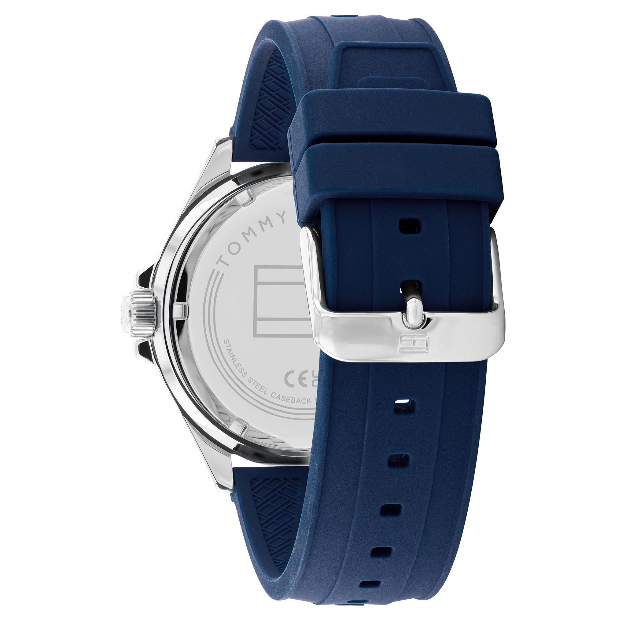 Tommy Hilfiger Navy Silicone Band Men's Watch - 1792009