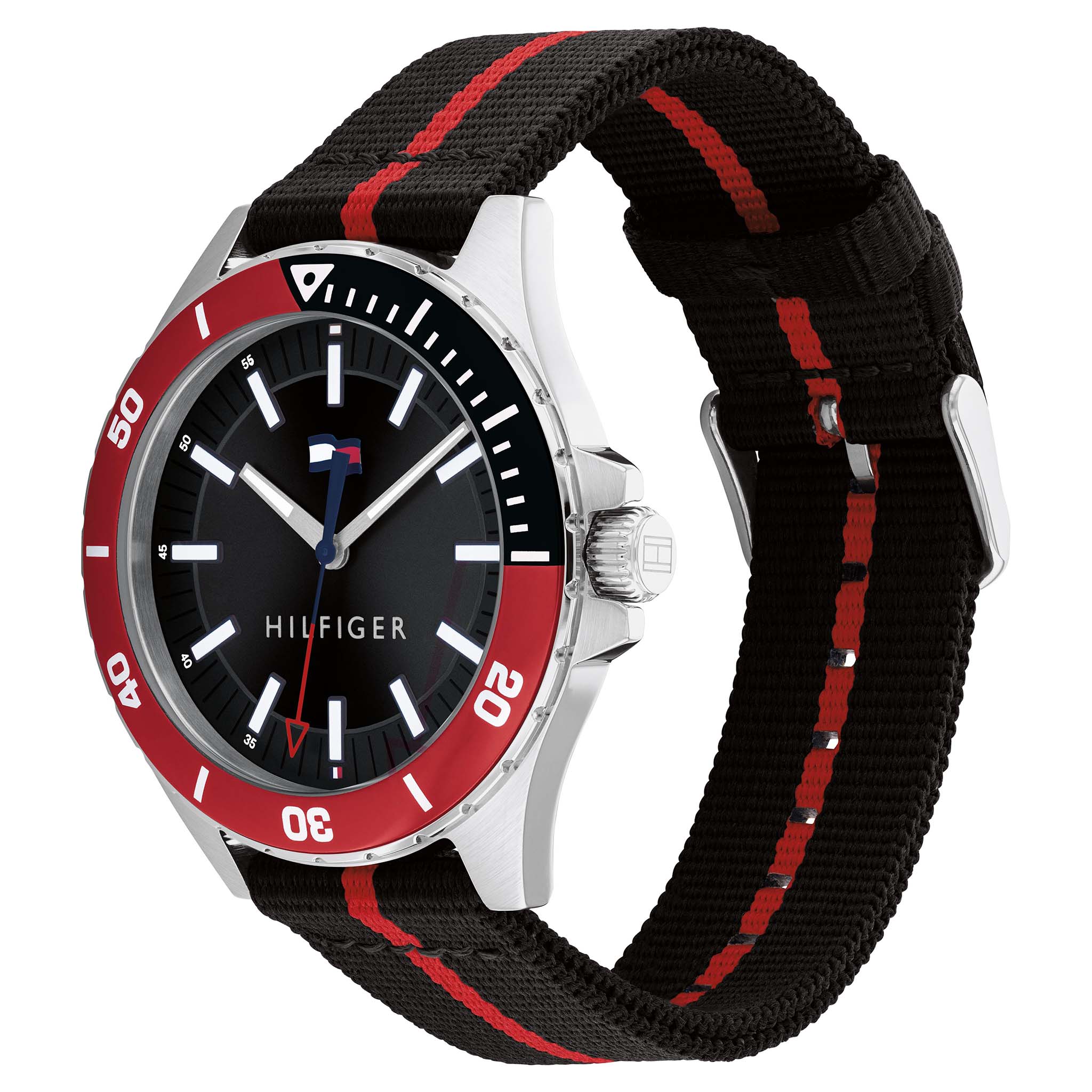 Tommy Hilfiger Black Nylon Men's Watch - 1792010