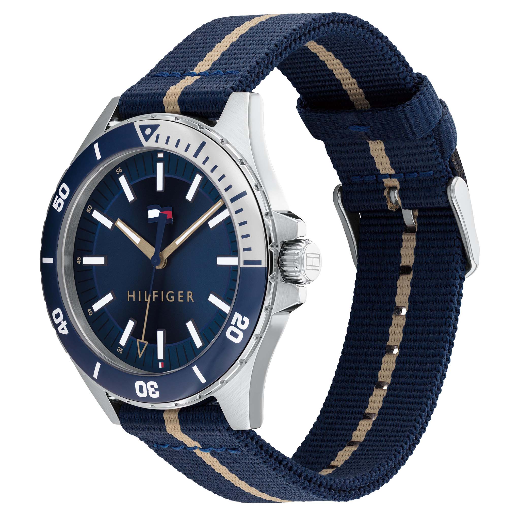 Tommy Hilfiger Blue Fabric Band Men's Watch - 1792011