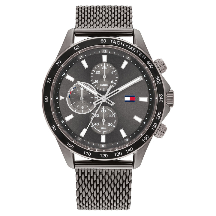 Tommy Hilfiger Grey Mesh Men's Multi-function Watch - 1792019