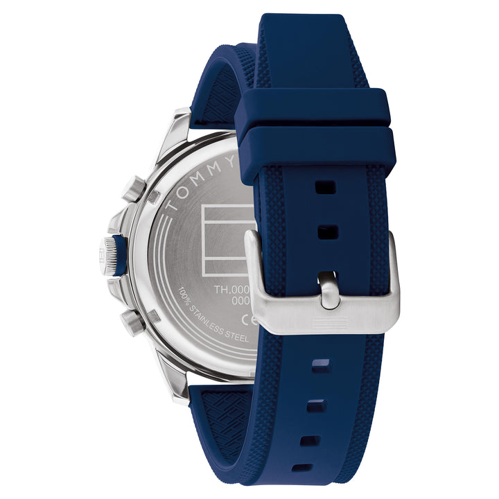 Tommy Hilfiger Blue Silicone Multi-function Men's Watch - 1792027