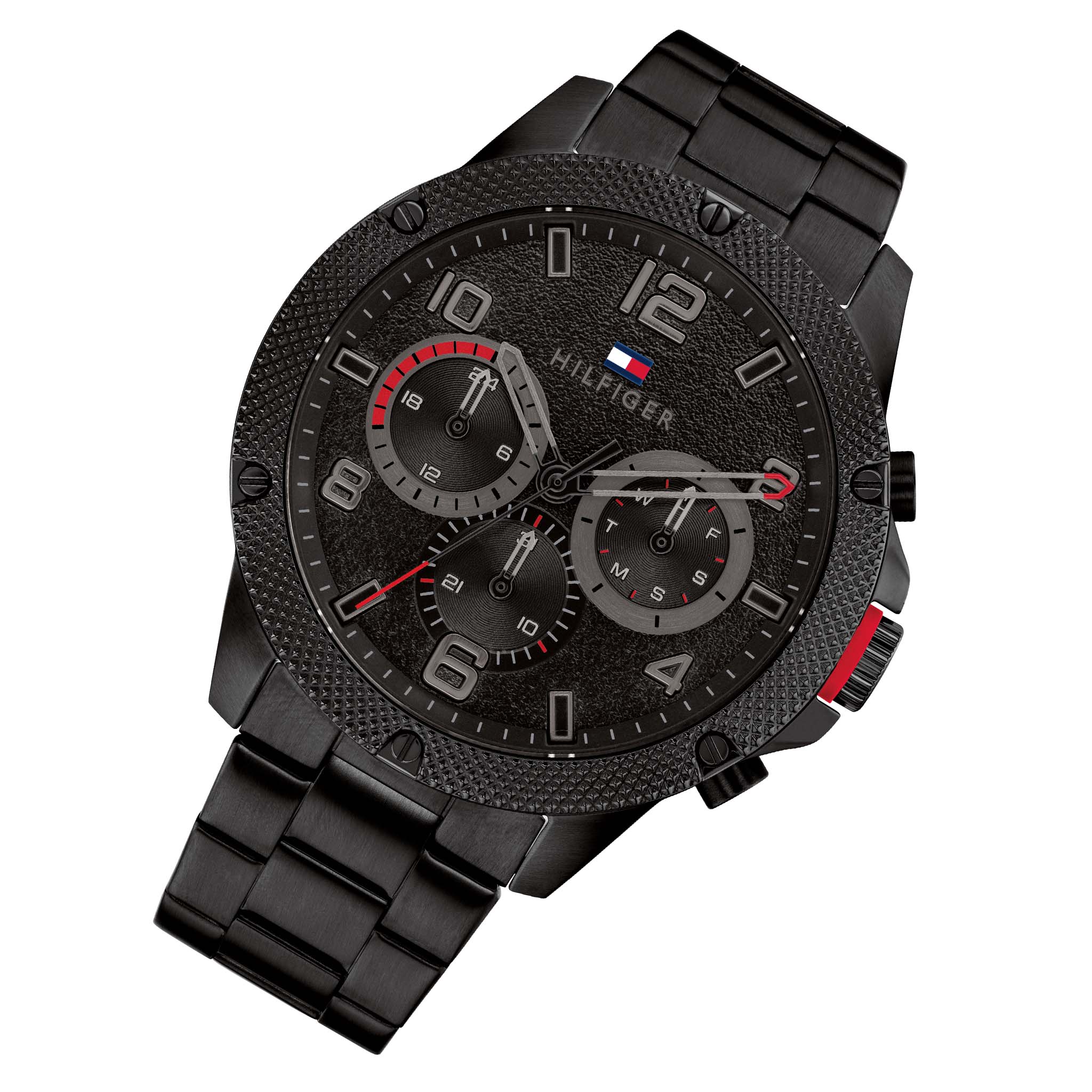 Tommy Hilfiger Black Dial Multi-function Men's Watch - 1792030