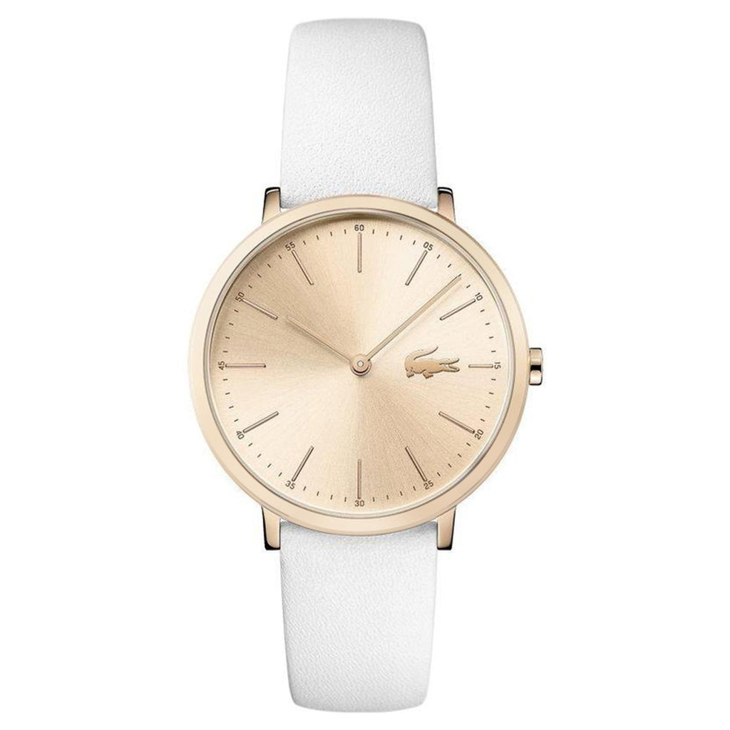 Lacoste Moon White Leather Ladies Watch - 2000949