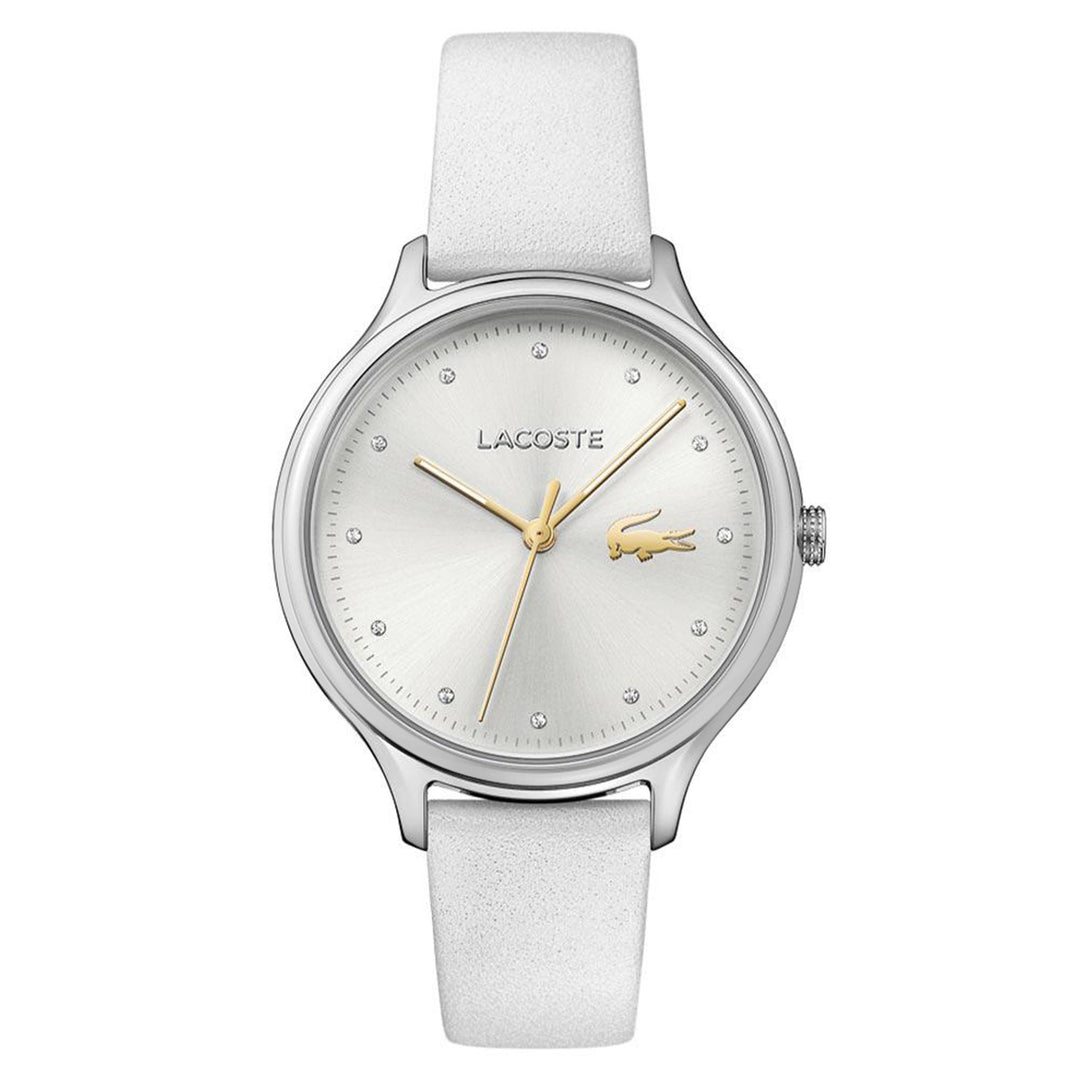 Lacoste Constance White Leather Women's Watch - 2001005