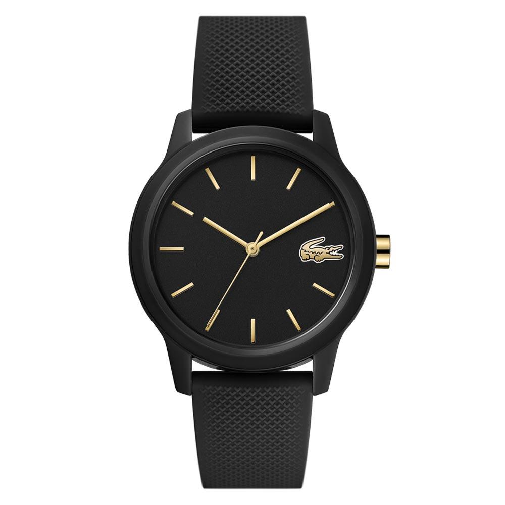 Lacoste 12.12 Ladies Black Silicone Women's Watch - 2001064