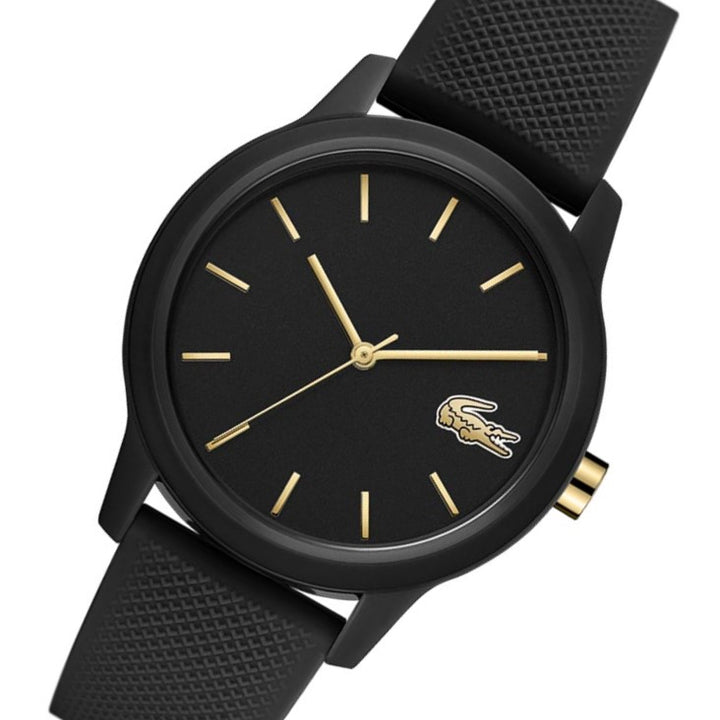 Lacoste 12.12 Black Silicone Women's Watch - 2001064